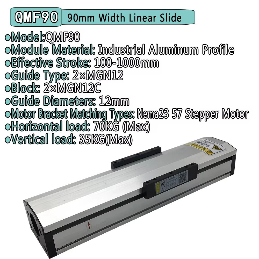 IP65 Fully enclosed Ballscrew Slide Table Dustproof Cleanroom CNC Linear Stage