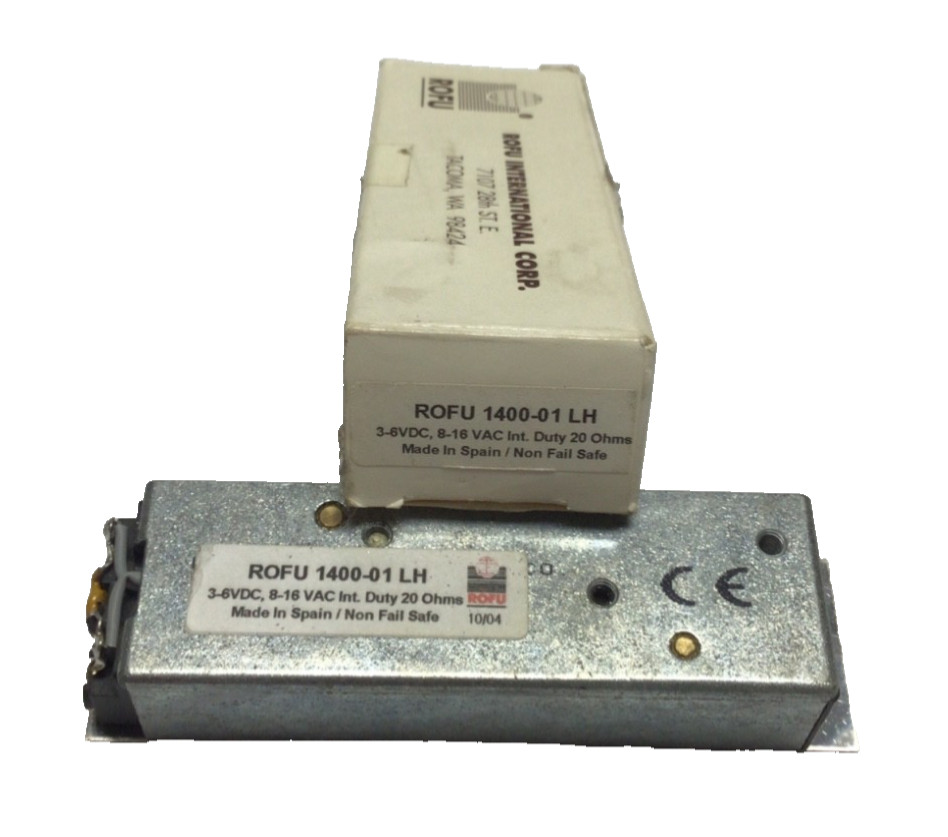 Rofu 1400-01 LH Fail Secure Replacement Solenoids, 8 to 16V AC/3-6V DC NEW