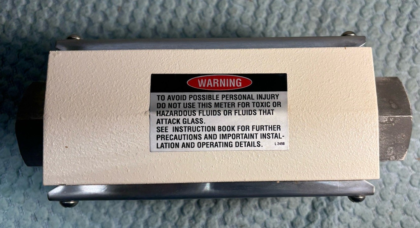 Wallace & Tiernan 5510A02109xxexx Direct-View Flowmeter 0-100 Percent 1/2”