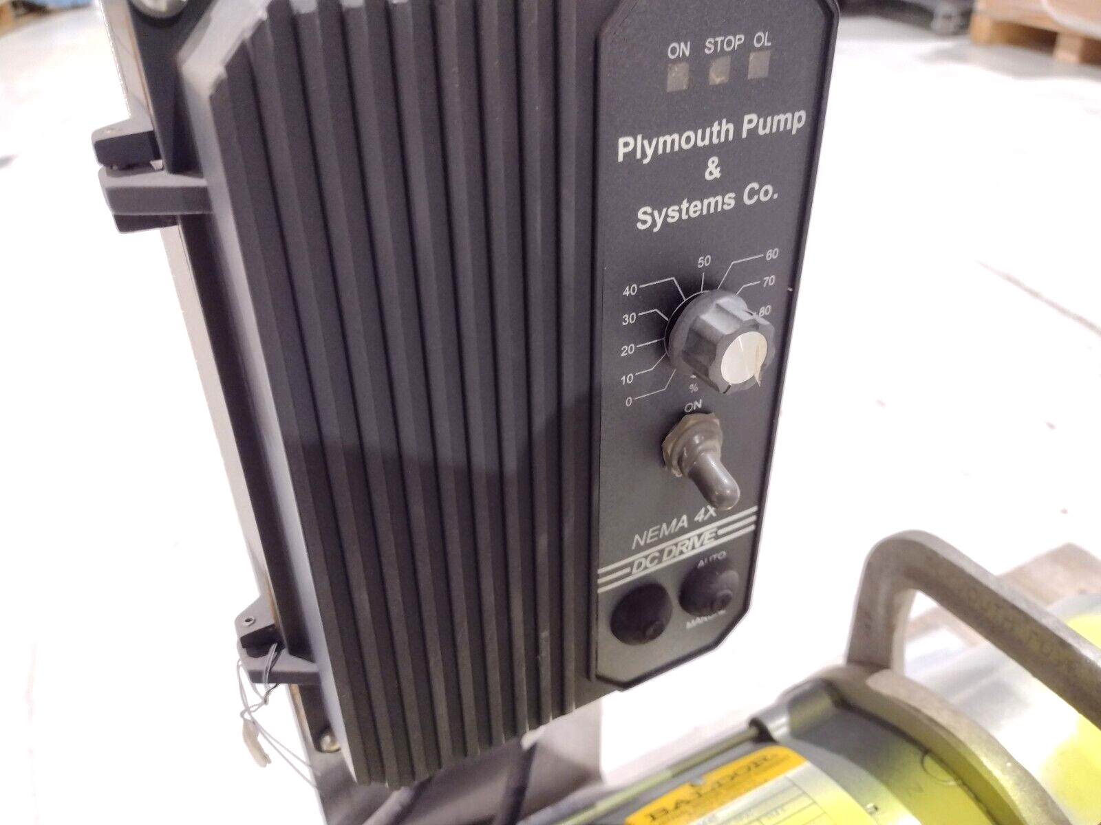 Plymouth Pump & Systems CO PV37-BB1.0-12S20, Baldor 34-5990-3675 & Speed Control