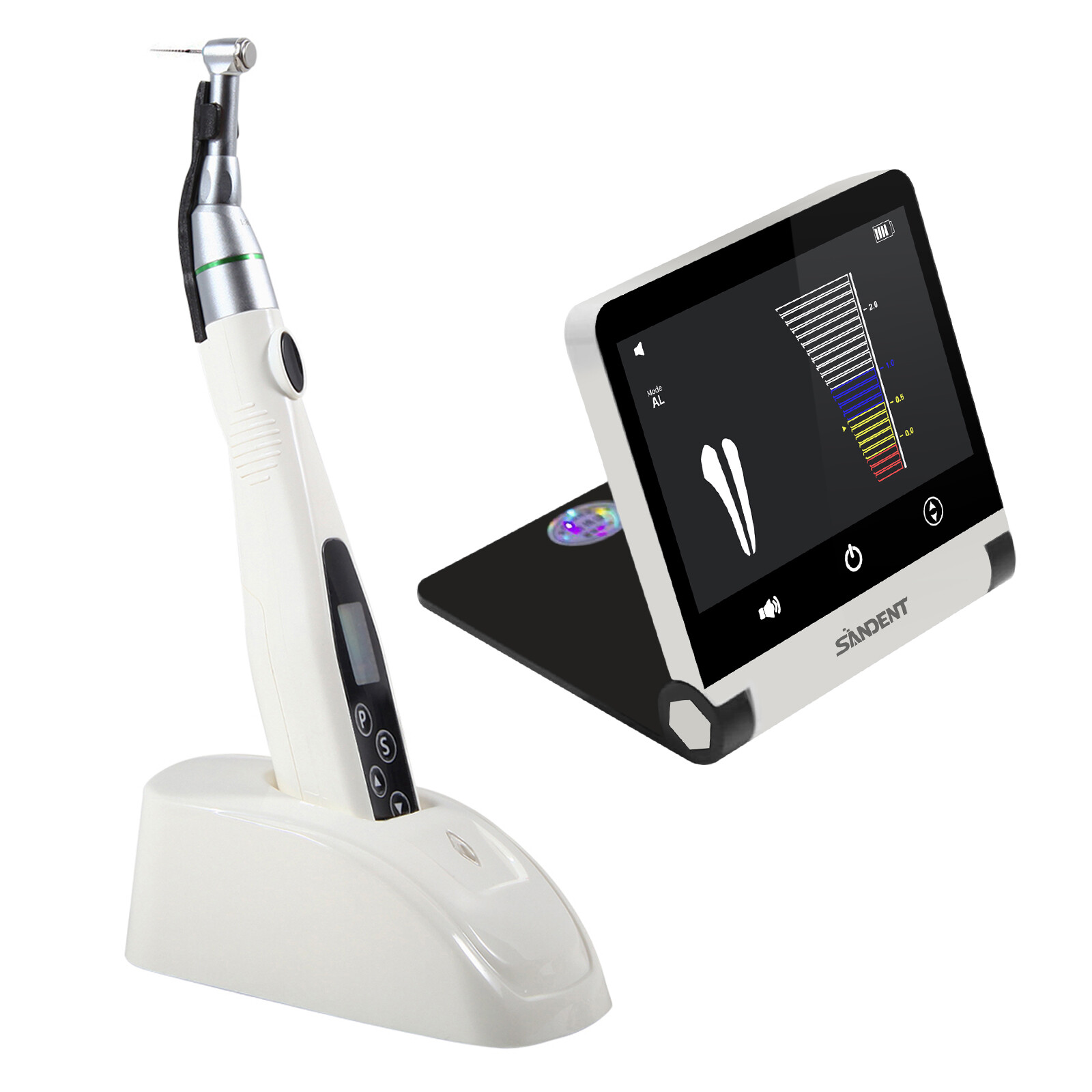 Dental Cordless LED Endo Motor 16:1 Contra Angle / LCD Apex Locator SANDENT OR