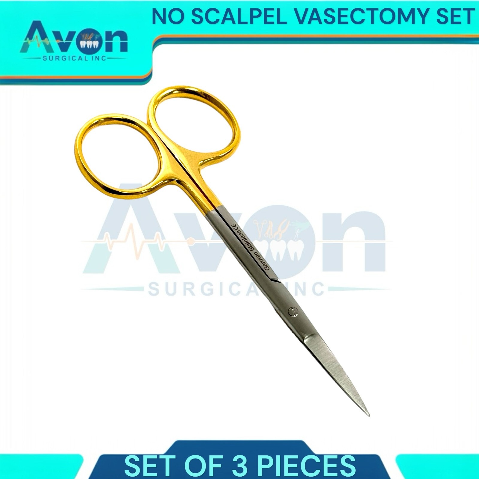 No Scalpel Vasectomy Set, Micro Mosquito Forceps, Ring Forceps, Iris Scissors