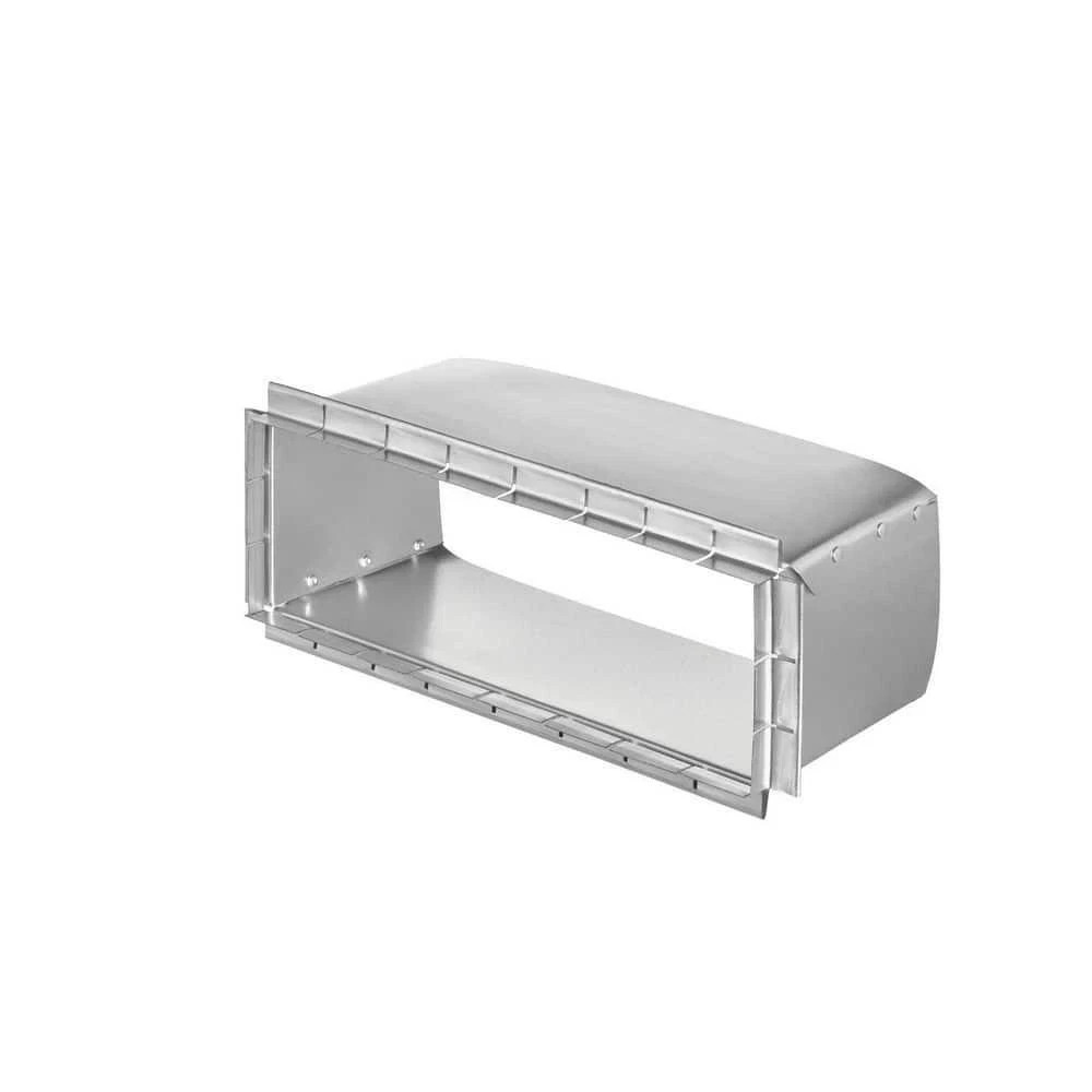 Master Flow 3-1/4 in. x 10 in. Rectangular Stack Duct Starting Collar – Easy