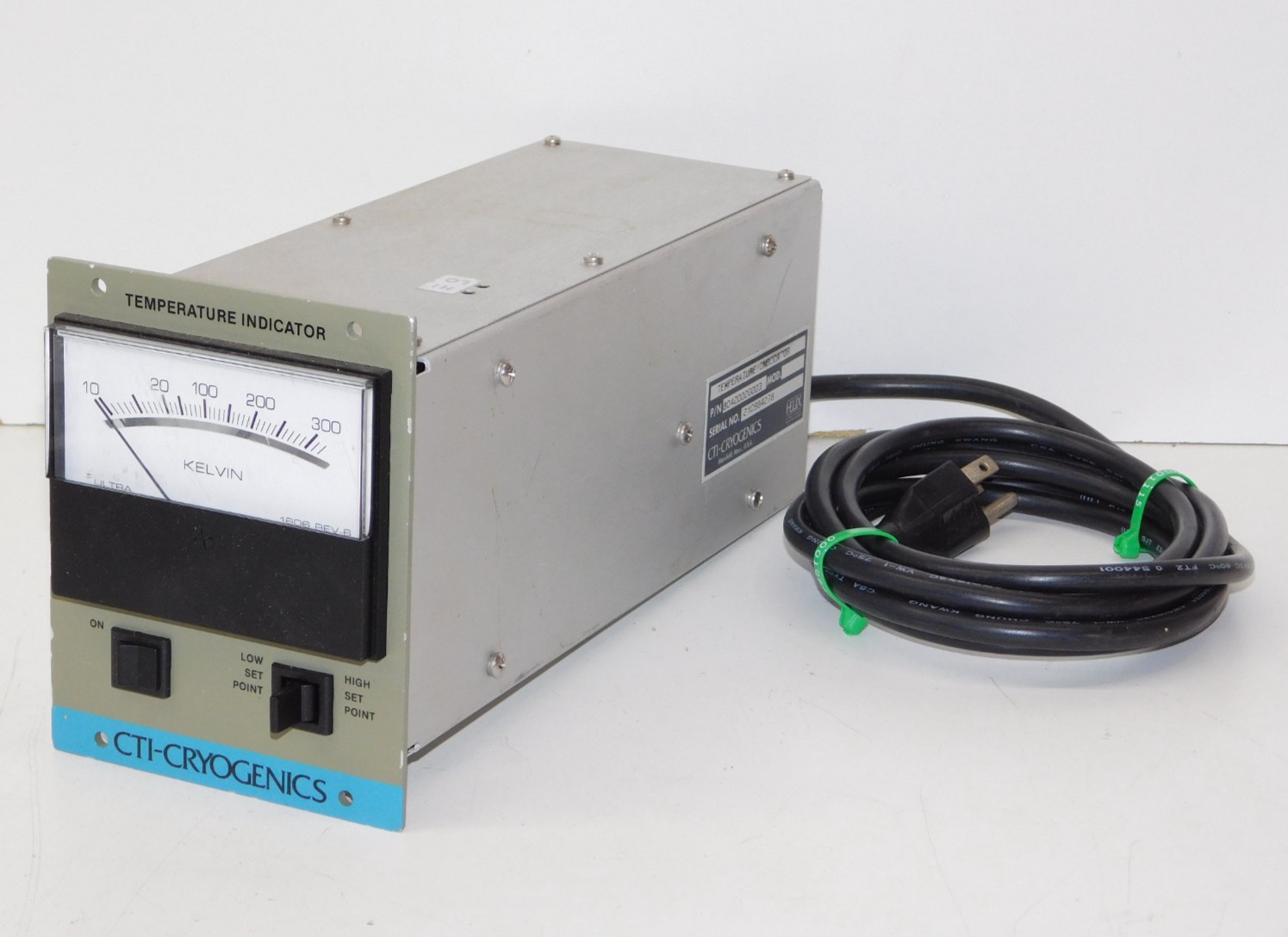 CTI Cryogenics 8042002G003 Benchtop Temperature Indicator Dial Kelvin Gauge USA