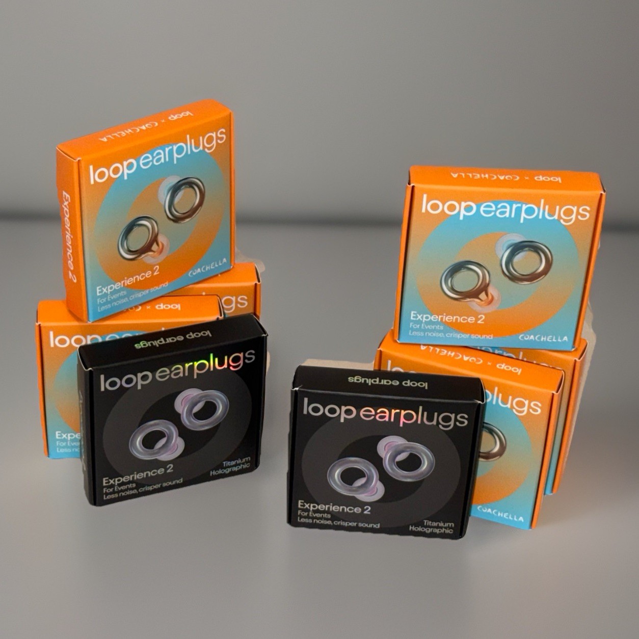 Loop Experience 2 Earplugs For Live Events/Concerts – Holographic Titanium
