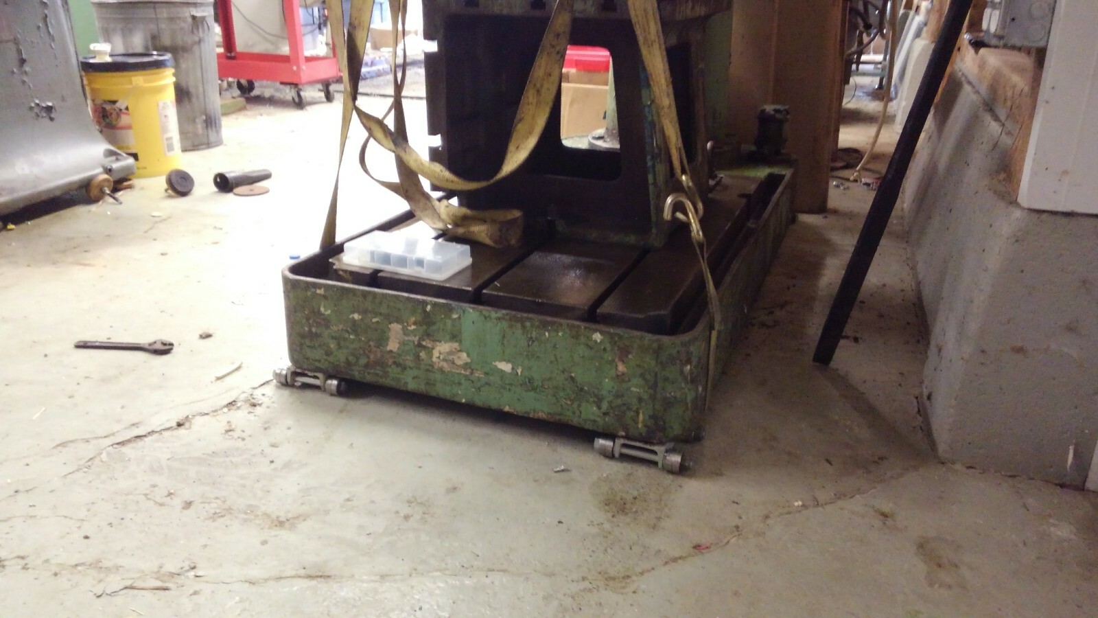 MADE IN USA Drill,lathe mover Machine Skate Set (4), low profile dolly roller