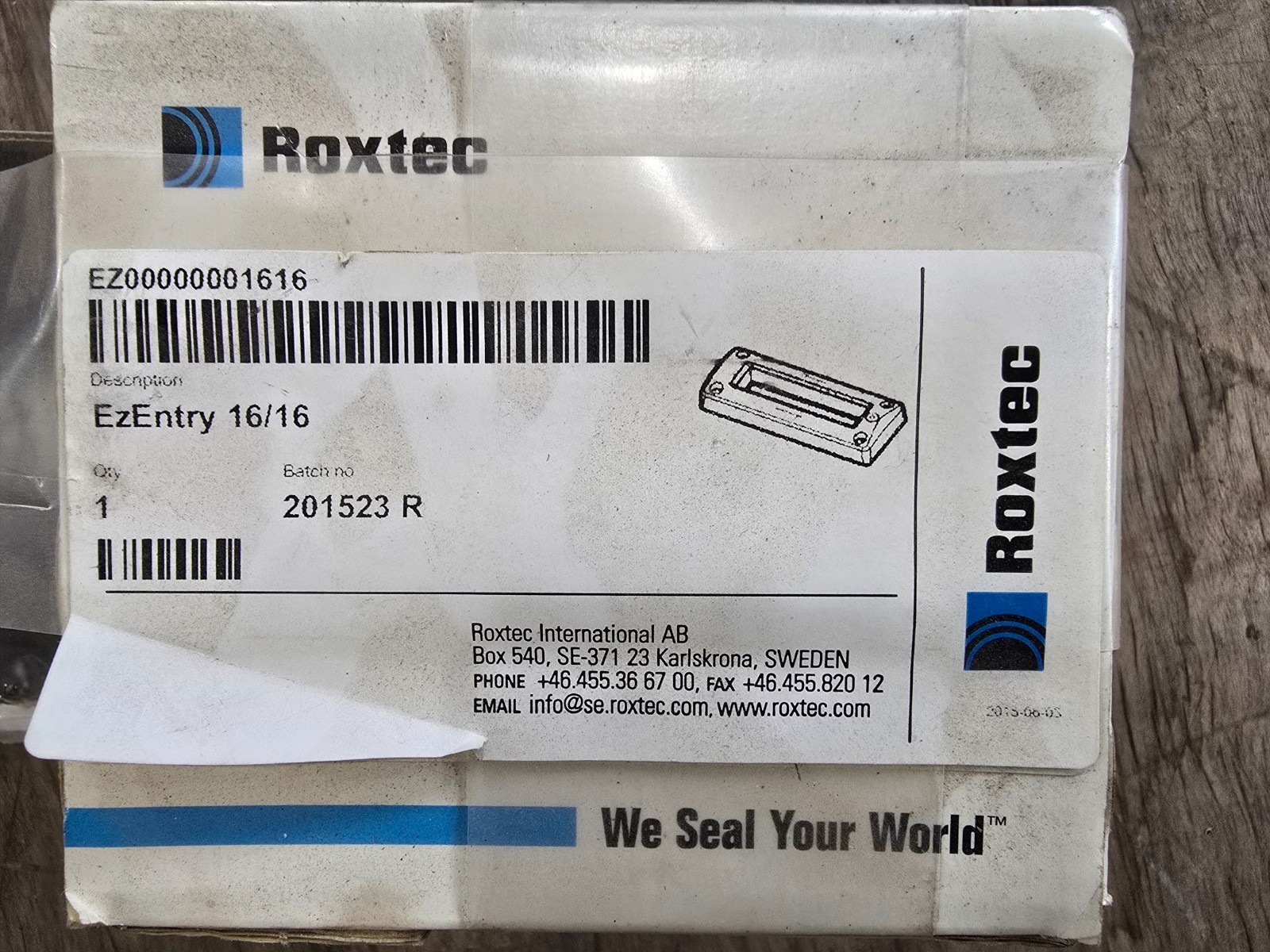 NEW ROXTEC EZENTRY 16/16 FRAME ASSEMBLY KIT WITH MODULE KIT