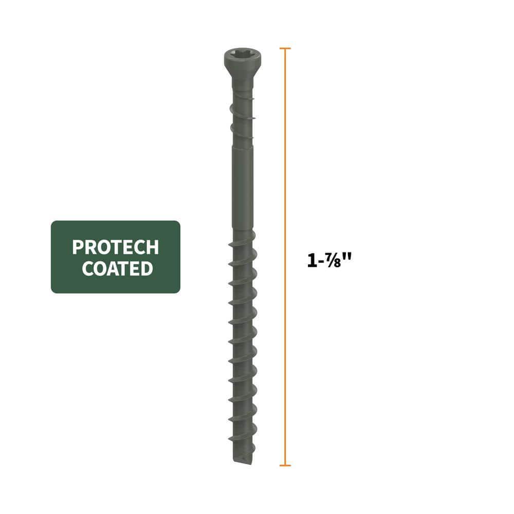 CAMO Edge Deck Screw ProTech Coated Trimhead Marksman Pro Tool 700-Count 1-7/8in