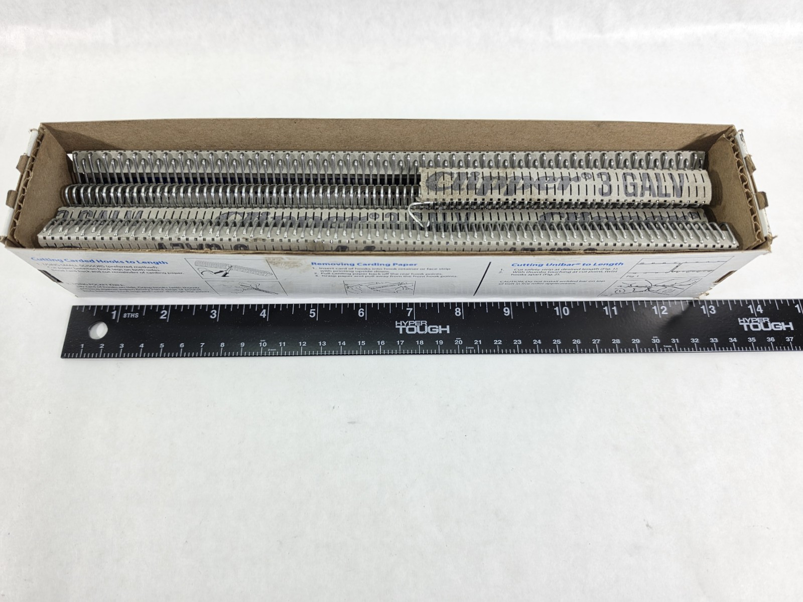NEW Clipper 3G NY Galvanized Belt Fasteners 12″ (300mm) NyloSteel NOS
