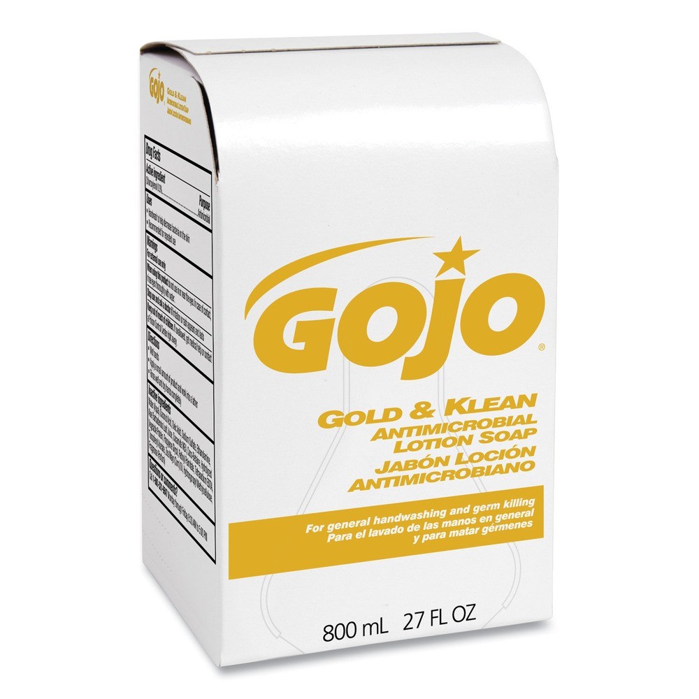 GOJO 912712CT 800 mL Gold and Klean Soap Refill – Floral Balsam (12/Carton) New