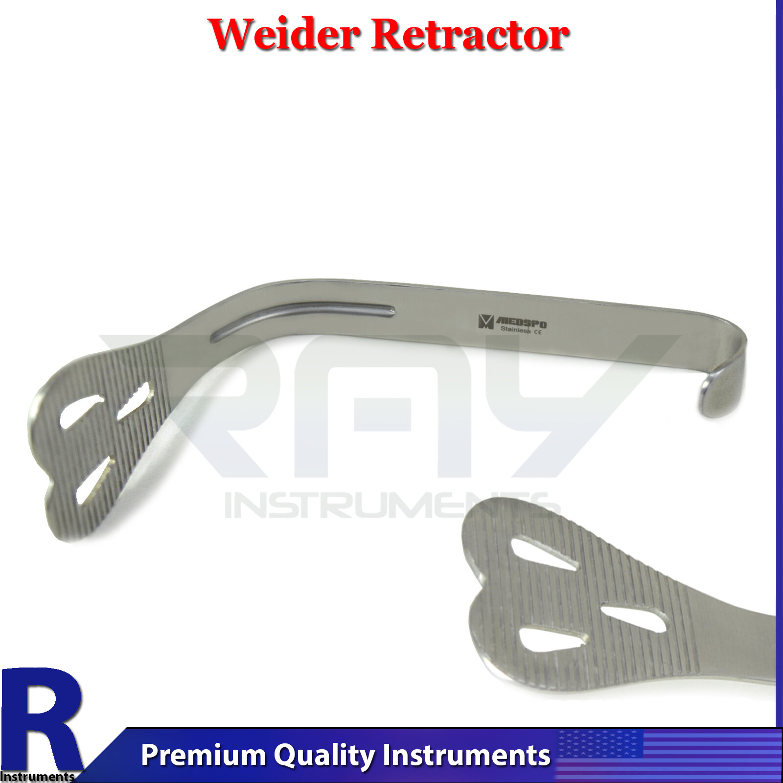 Dental Weider Retractor Tongue Cheek Lip Mouth Opener Tissue Retractor Surgical