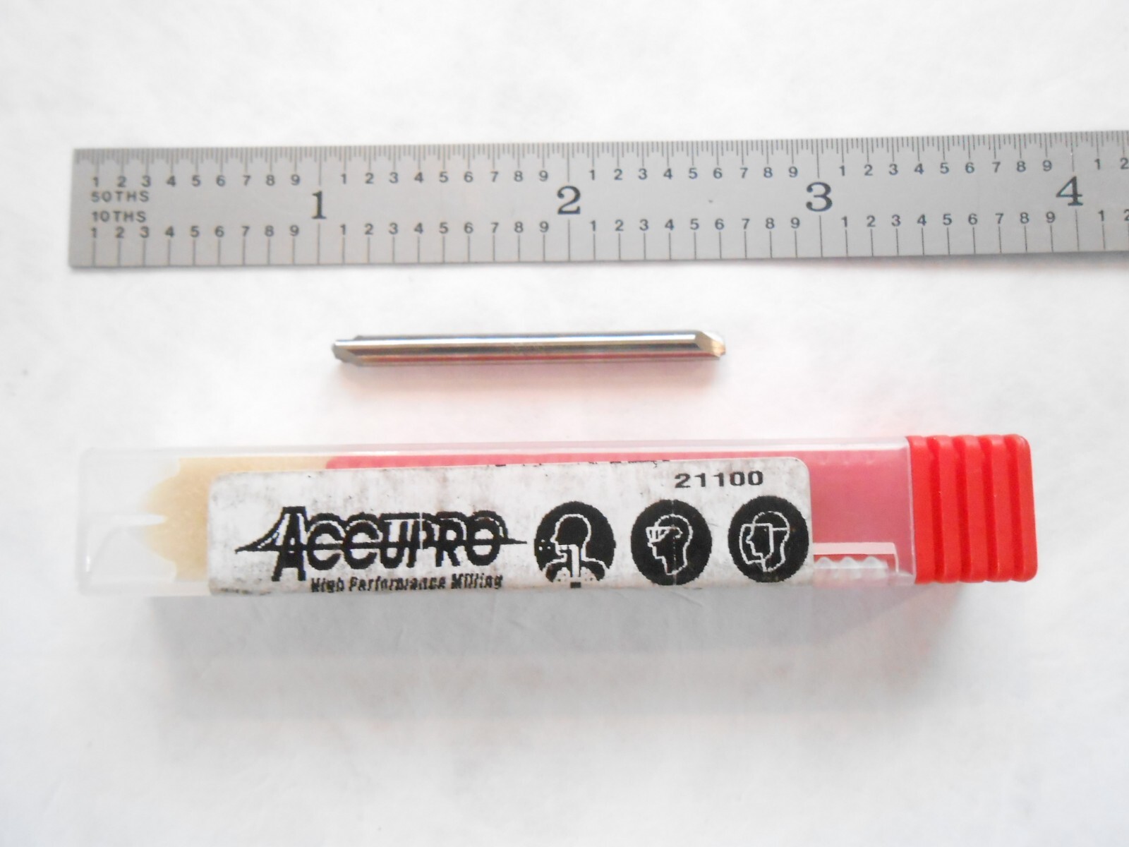 NEW ACCUPRO USA .020″ RADIUS X 1-1/2″ L 2FL D.E. CARBIDE CORNER ROUNDING ENDMILL