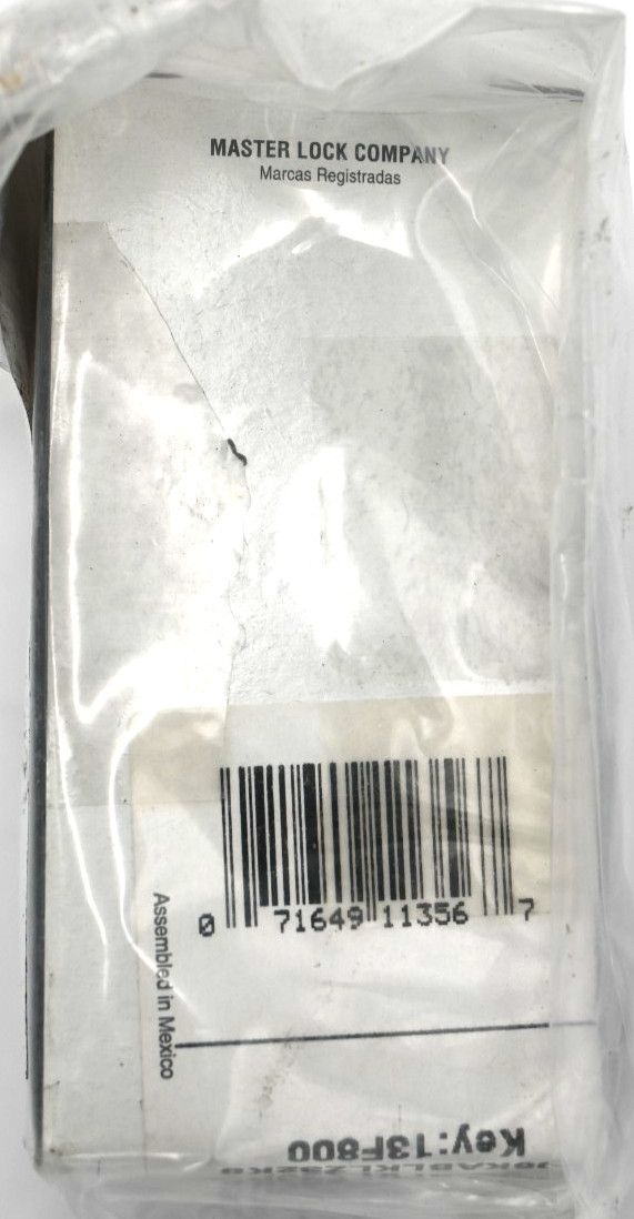 MASTER LOCK 406KABLKLZ32KS PADLOCK, ISOLATION MAS Key:13F800 (SET OF 3PCS)