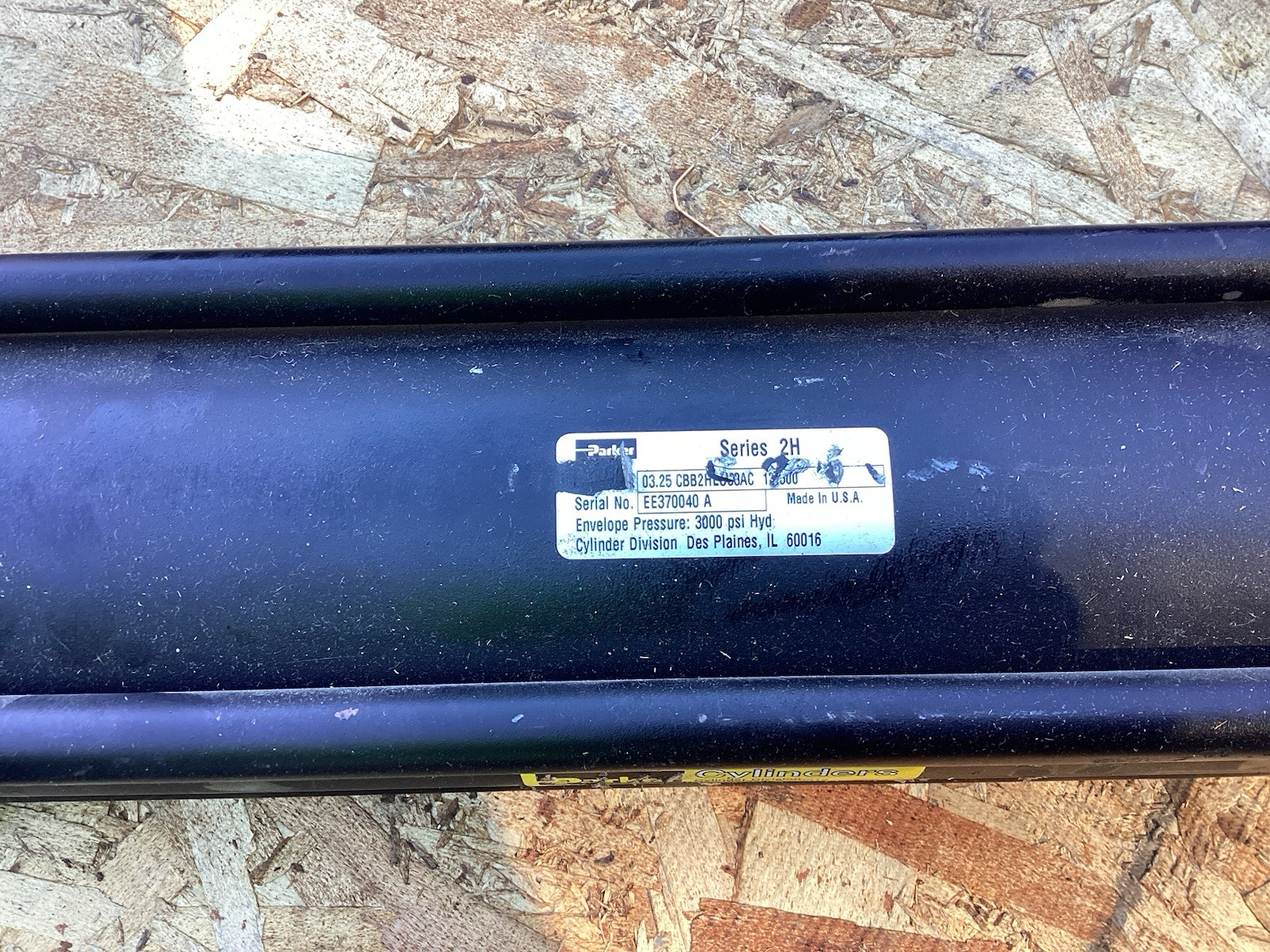 PARKER…03.25 CBB-2HLU 33AC 12.500…Series 2H…3,000 psi. Hyd. Cyl. NEW😀