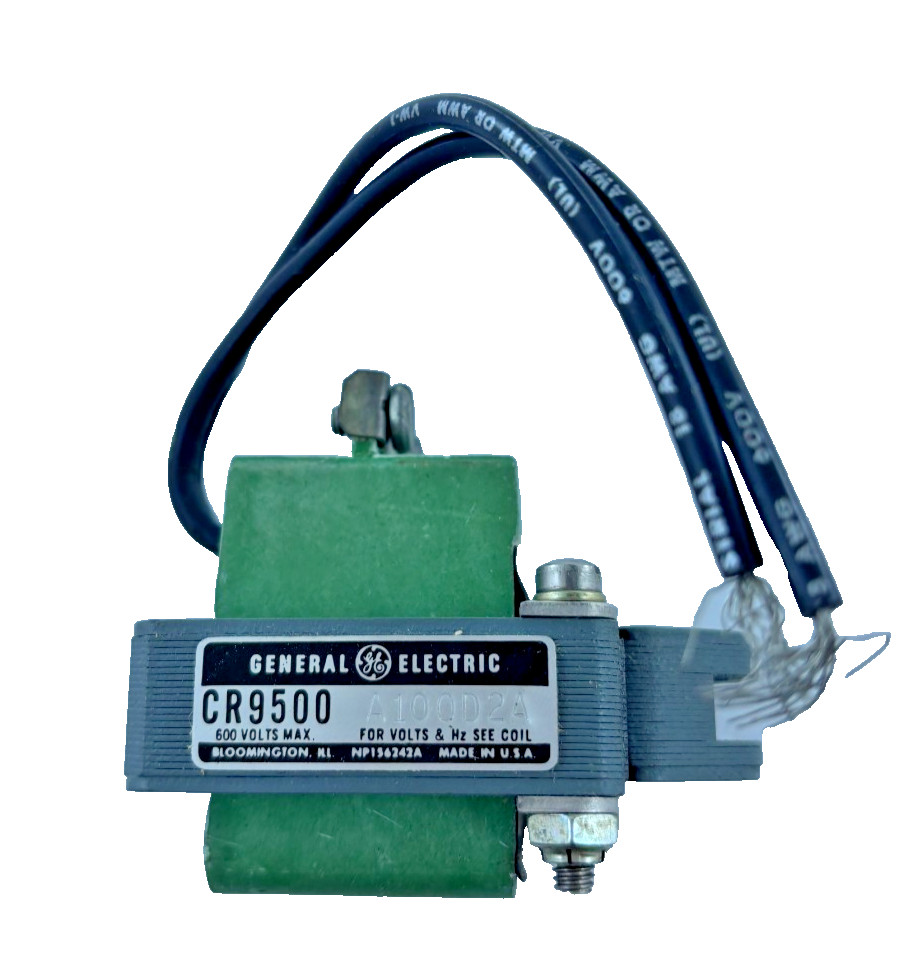GENERAL ELECTRIC CR9500A100D2A Solenoid Coil 115V 60Hz Pull Type ThruBolt Mount