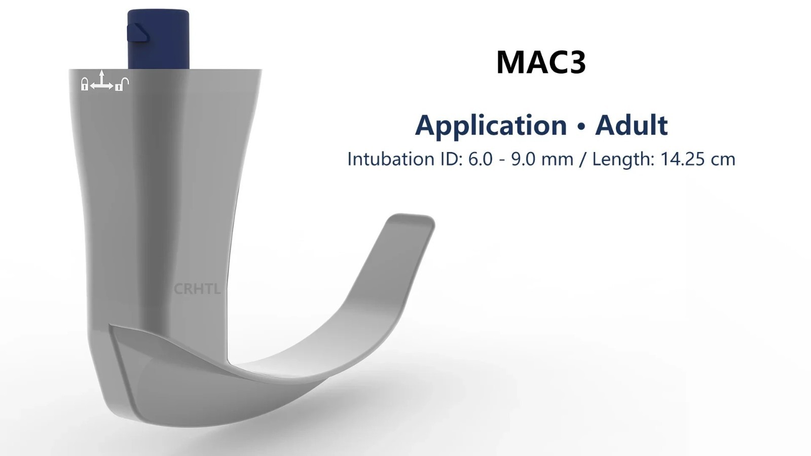 Touch Screen Video Laryngoscope Reusable Sterilizable Blades six option