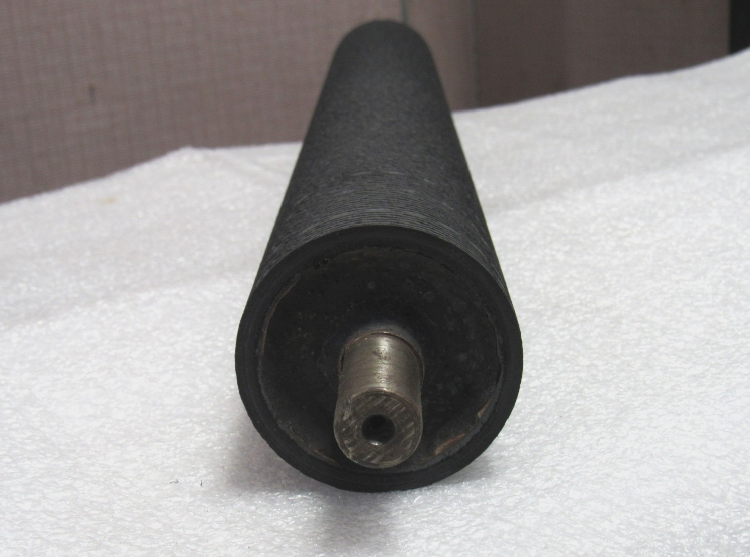 No Name Recovered Rubber Coated Conveyor Roller 3/4″ Shaft Dia 3X1-1/2″L Shaft