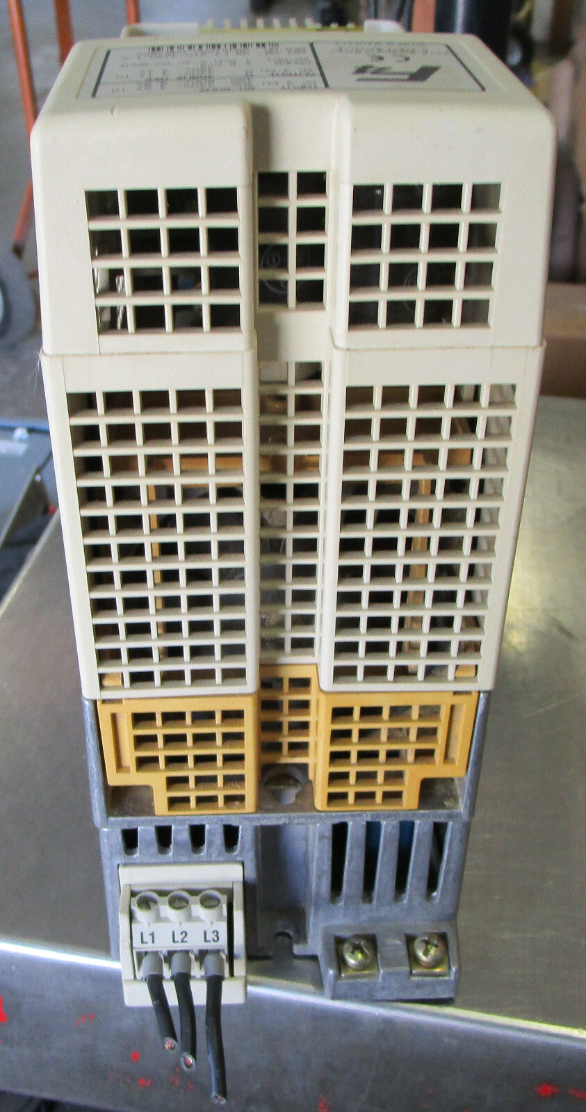 KEB 09.F4.S1D.3420/1.2 COMBIVERT 09F4S1D342012 Used Take Out Msg. Cover W3&4