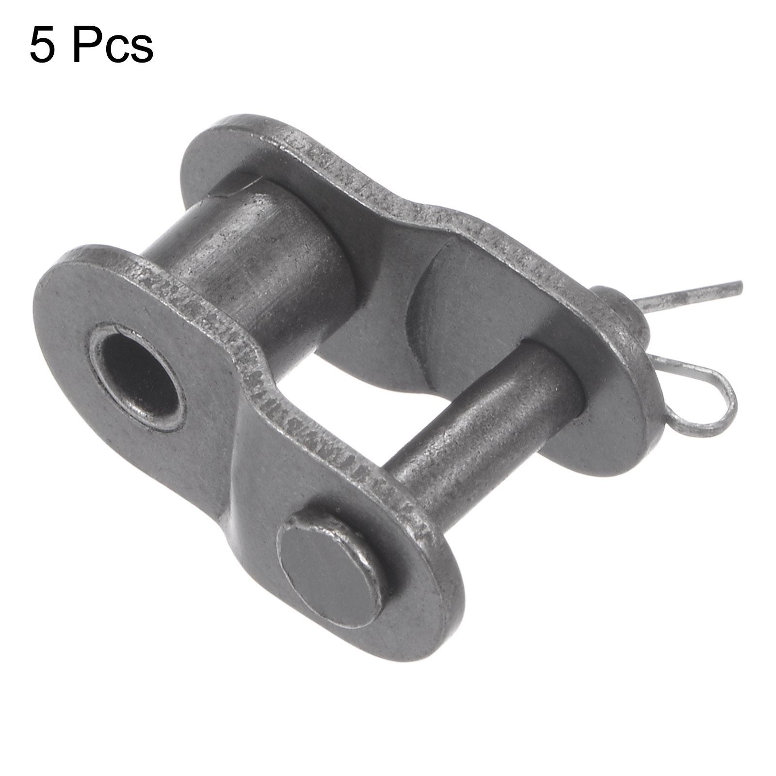 5pcs #40 Chain Offset Half Link Roller 1/2″ Pitch Carbon Steel for 08A Chain