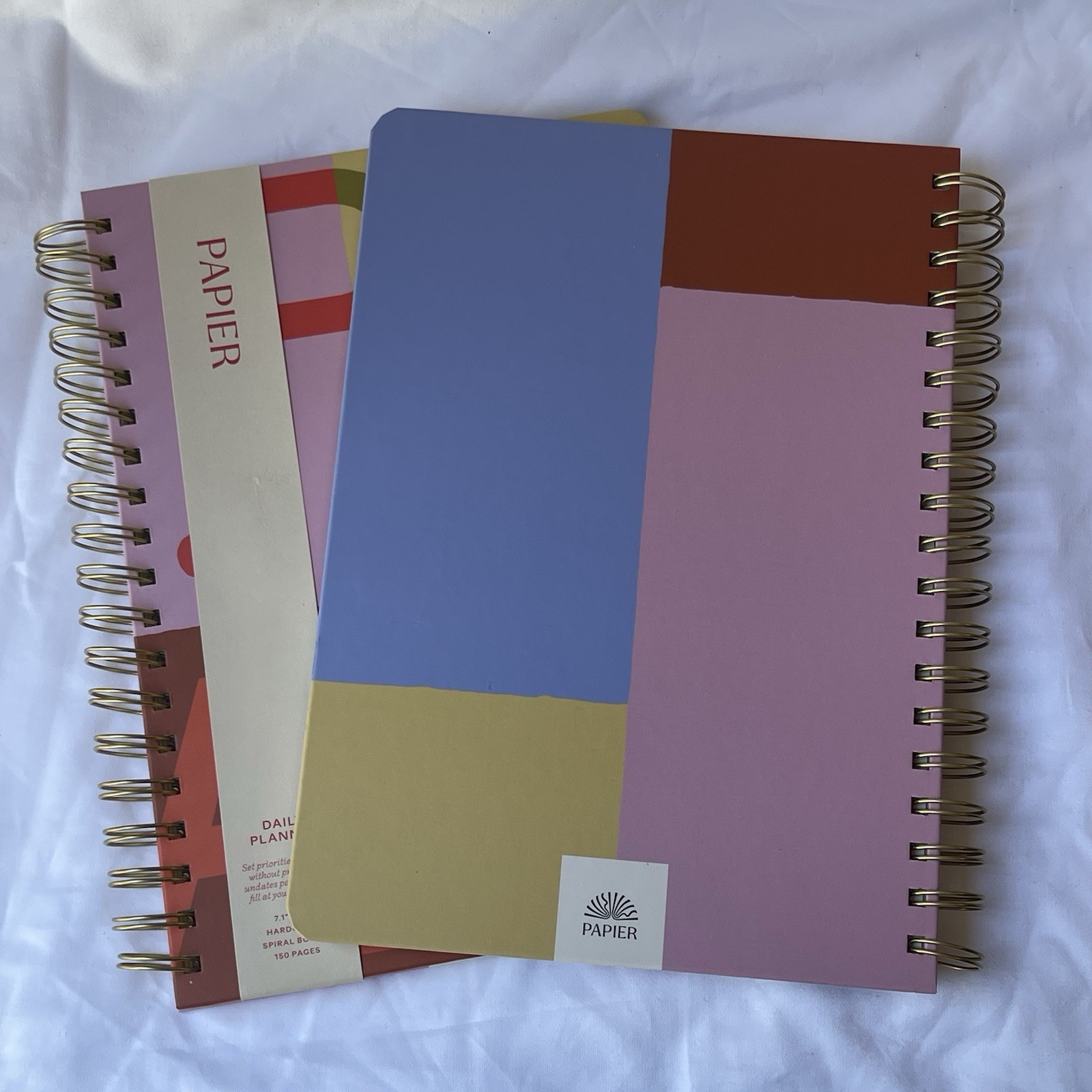 Papier Productivity Planner Spiral Bound Undated Hardcover 7″x10″ 12 Weeks 1unit