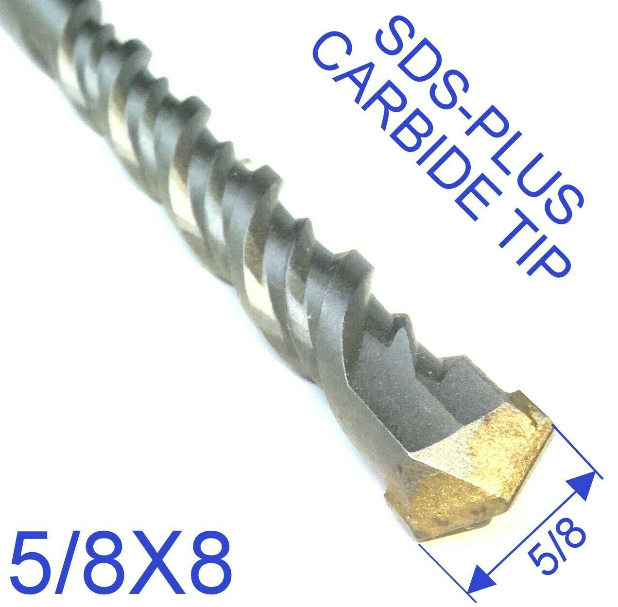 1 pc SDS Plus 5/8″x8″ or 5/8″x6″x8″ Concrete Masonry Hammer Drill Bit sct-888