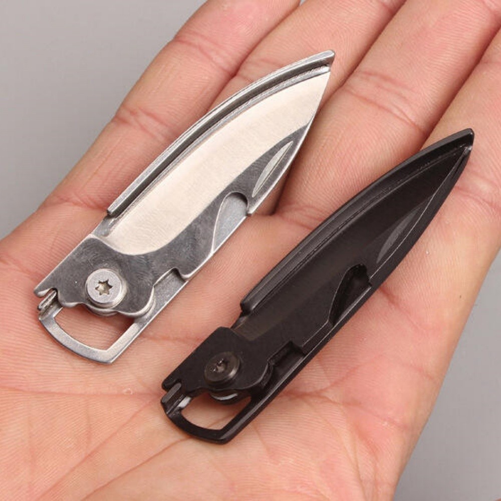 Mini Multifunctional Assisted Opening Pocket Knife/Bottle opener Keychain Knife