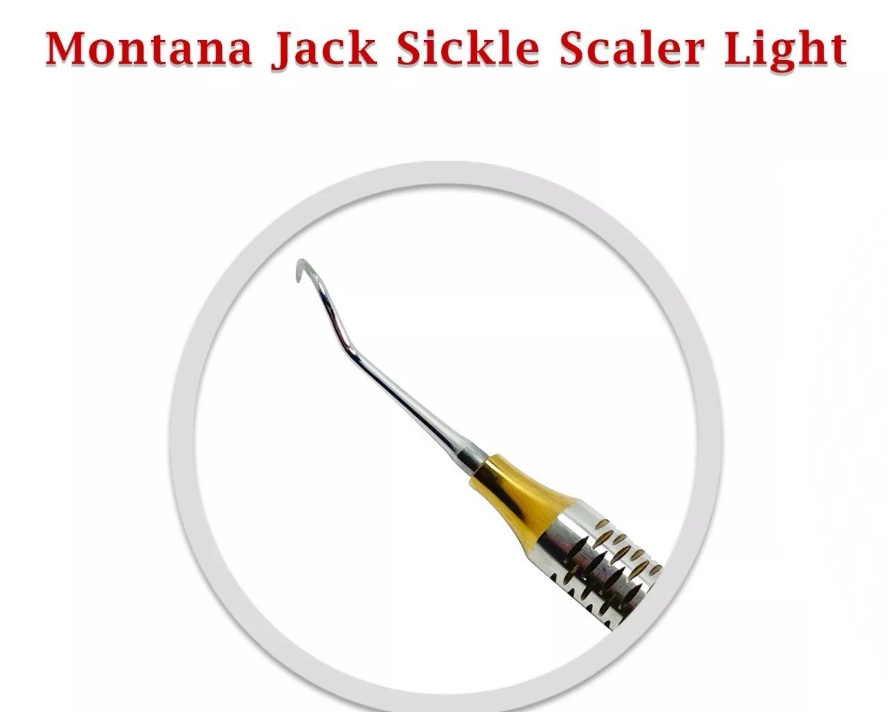 2 X Periodontal Montana Jack Sickle Scaler Light Double Ended Dental Instruments
