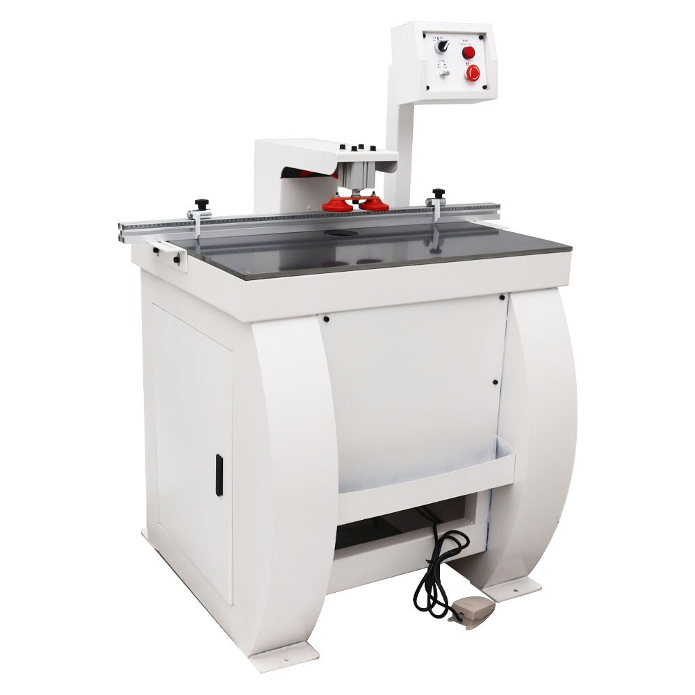 110V Dust-free Pneumatic Woodworking Hinge Drilling Machine 45-9.5 0.6-0.8MPA