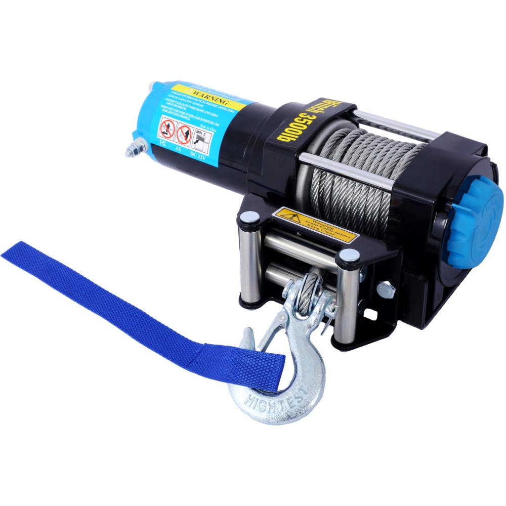 3500LBS Electric Winch 12V ATV UTV with Steel Cable, Wireless Remote & Roller…