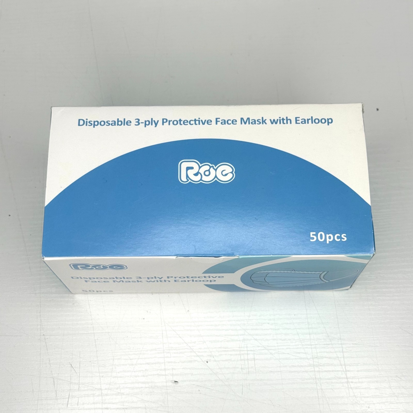 NEW 50 PCS Disposable 3-Ply Protective Earloop Face Mask Non Medical Adult Size