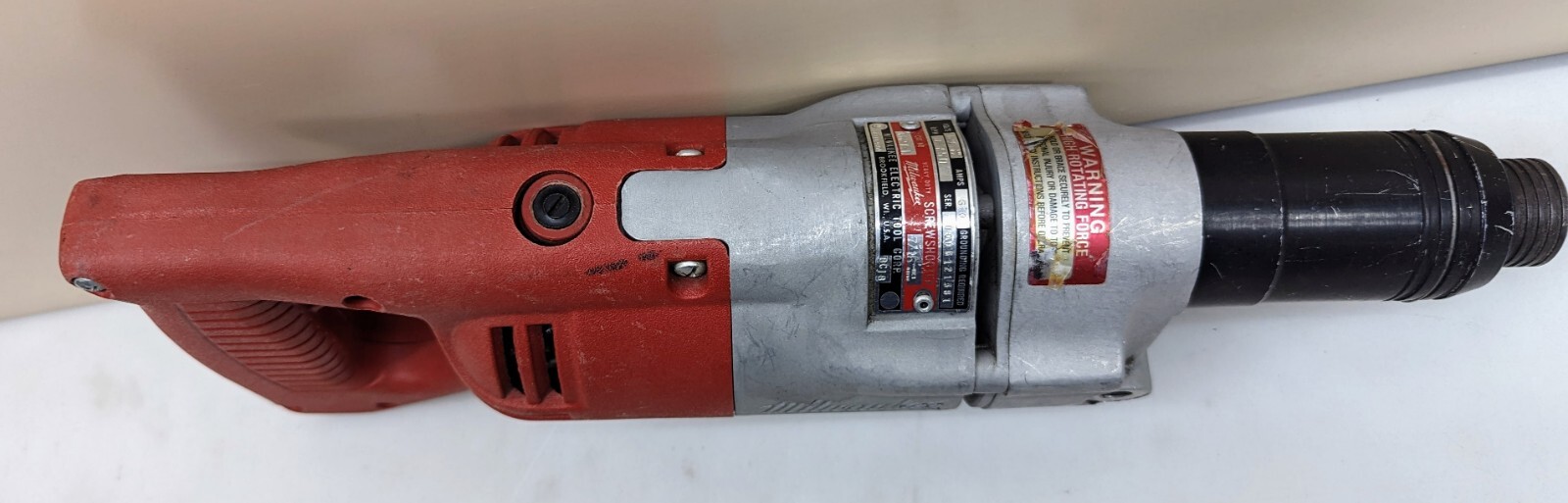 Milwaukee Heavy Duty Screwshooter Cat No 6627-1 0-750 RPM 120V/AC 6 Amps