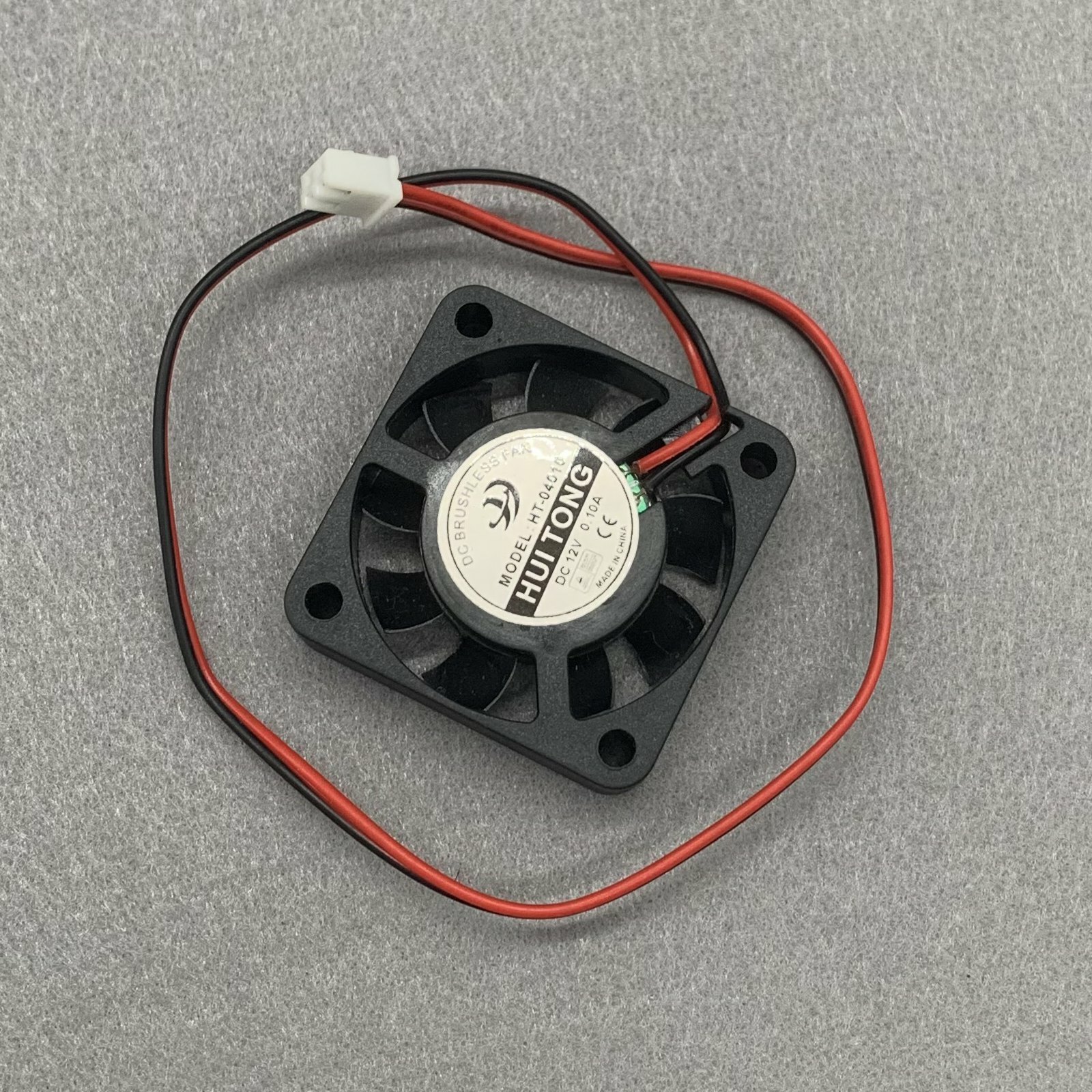 New HUI TONG HT-04010D12M HT04010D12M Cooling Fan 12V 0.08A 4CM 2-wire USA Fast