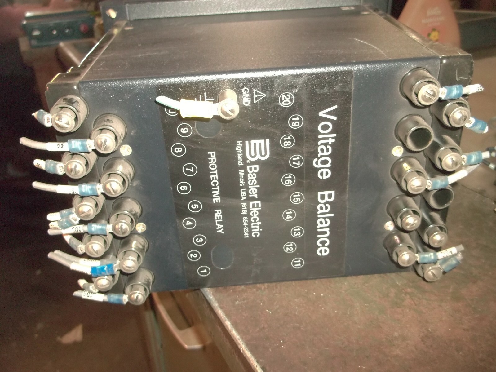 BASLER ELECTRIC BE1-60 VOLTAGE BALANCE RELAY STYLE B1F A1P C1C1F (P4)