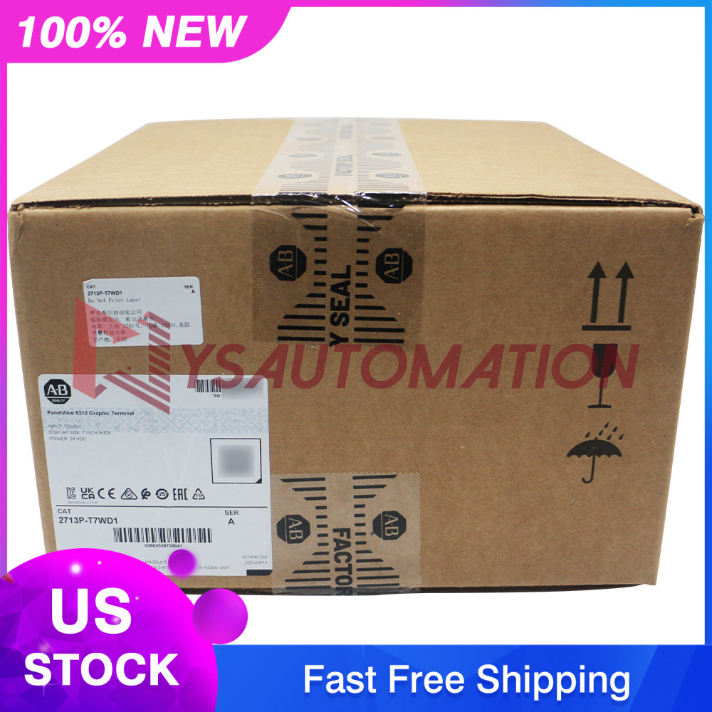 NEW ALLEN BRADLEY 2713P-T7WD1 PanelView 5310 Graphic Terminal AB2713PT7WD