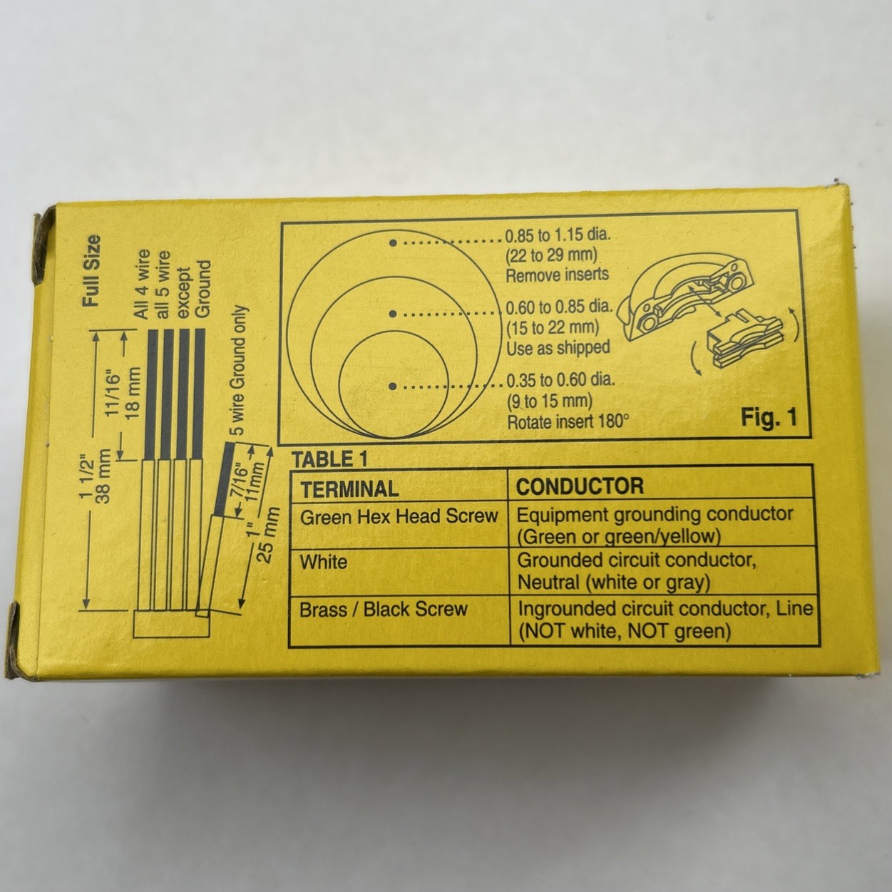 Hubbell Hbl2733 30A Twist-Lock Connector 3P 4W 480Vac L16-30R Bk/Wt