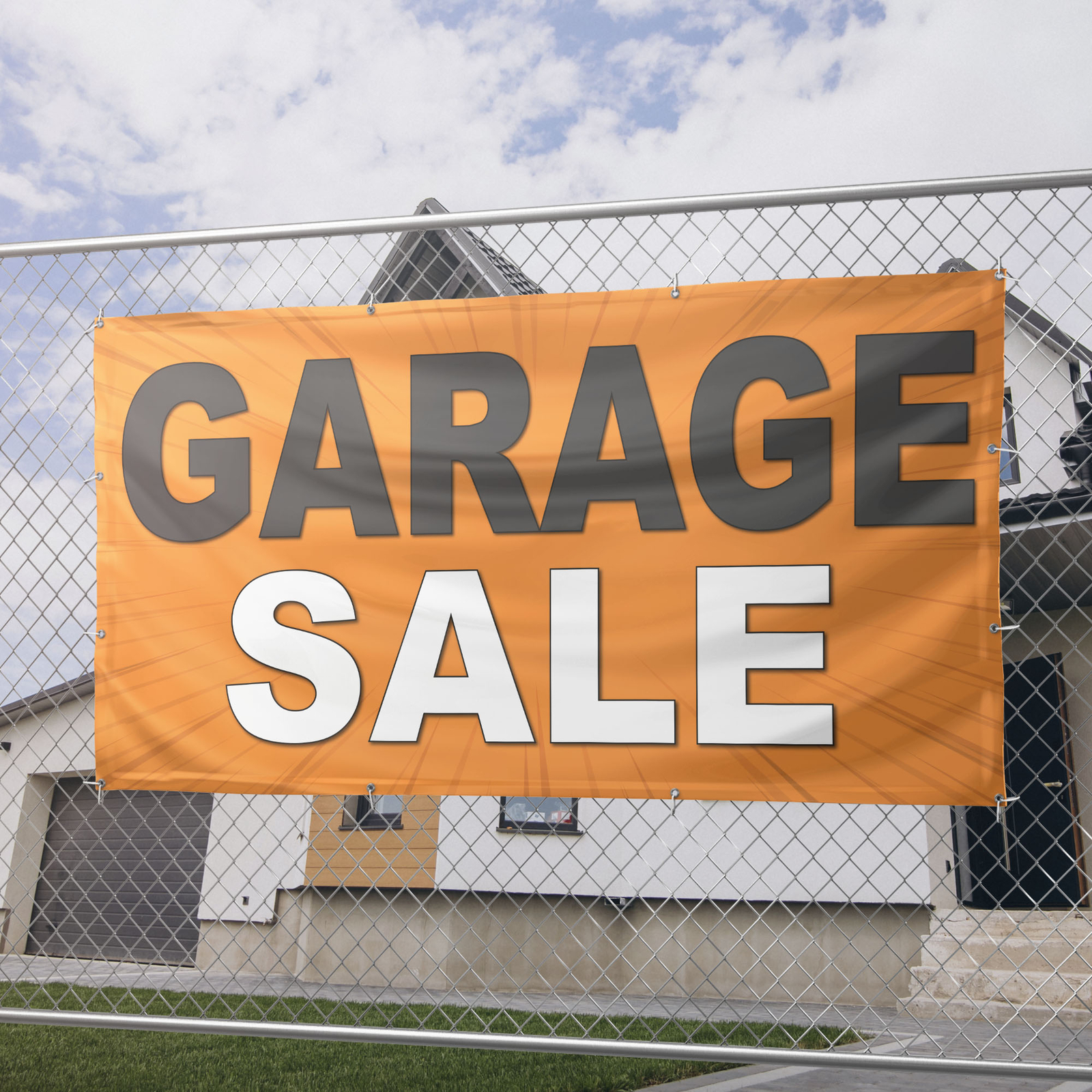 Garage Sale Banner 13 oz Heavy Duty Vinyl Garage Sale Sign Garage Offer Banner