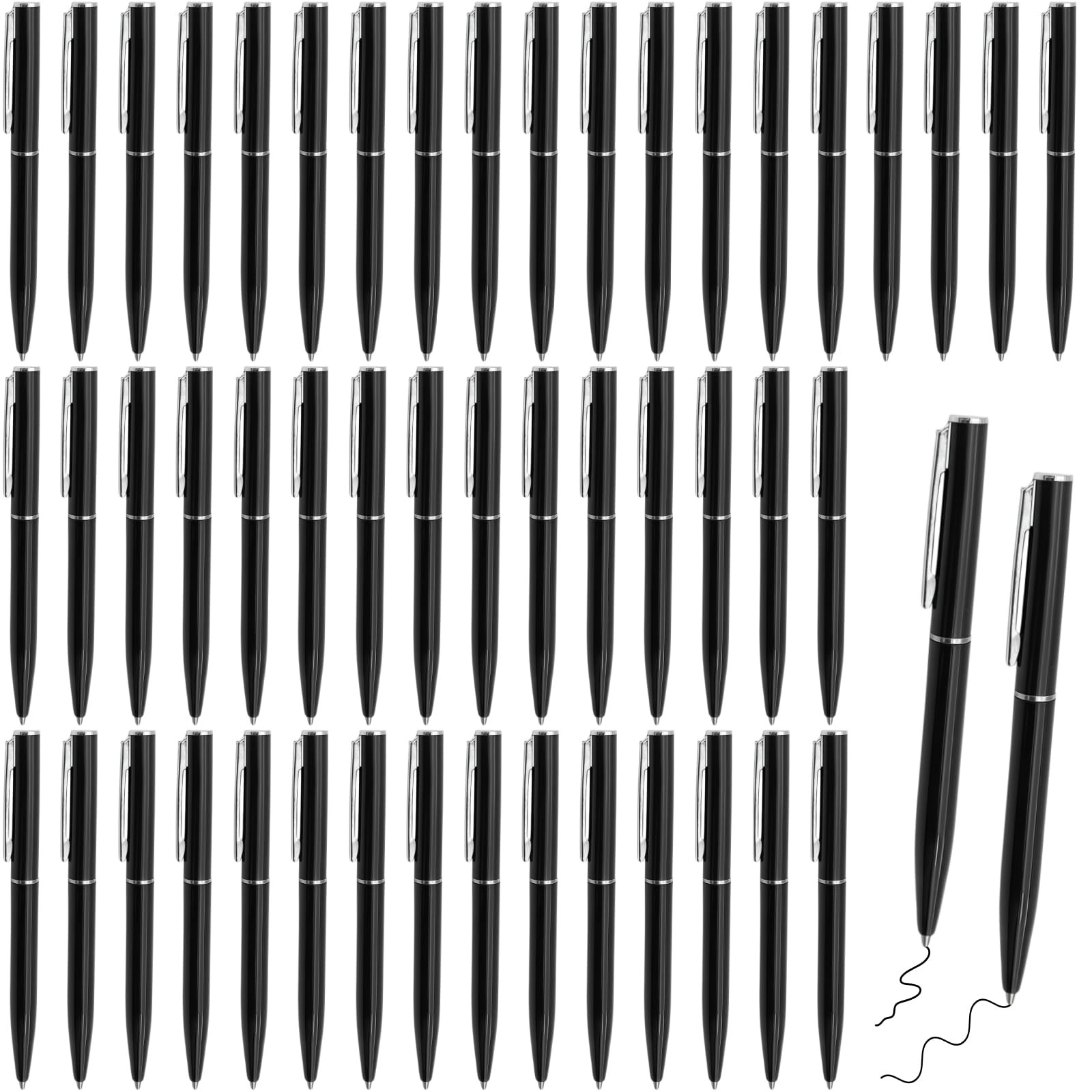 50 Pcs Small Ballpoint Pens, 4 Inch Mini Pens Bulk, for Pocket Notebooks and …
