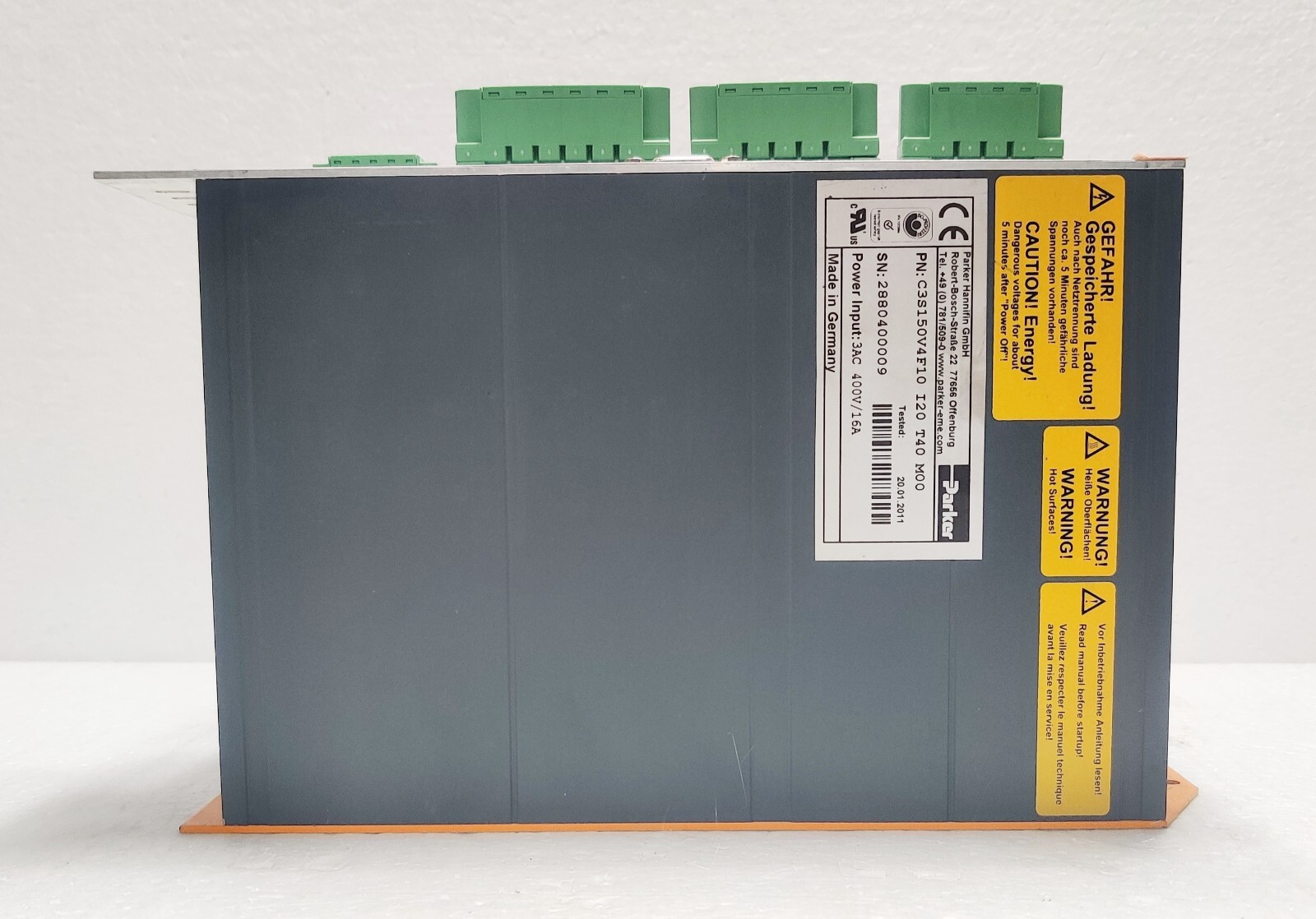 Parker Compax C3S150V4F10 I20 T40 M00 Servo Drive
