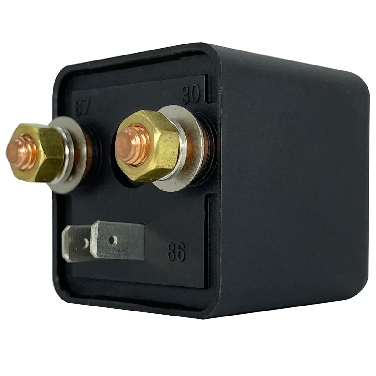 Heavy-Duty 200A 12V Relay with Overload Protection – SPST 4-Pin Terminal