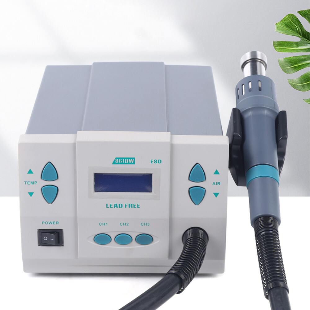 861DW Heat Gun Digital Display Station Hot Air Rework Station Soldering 1000W