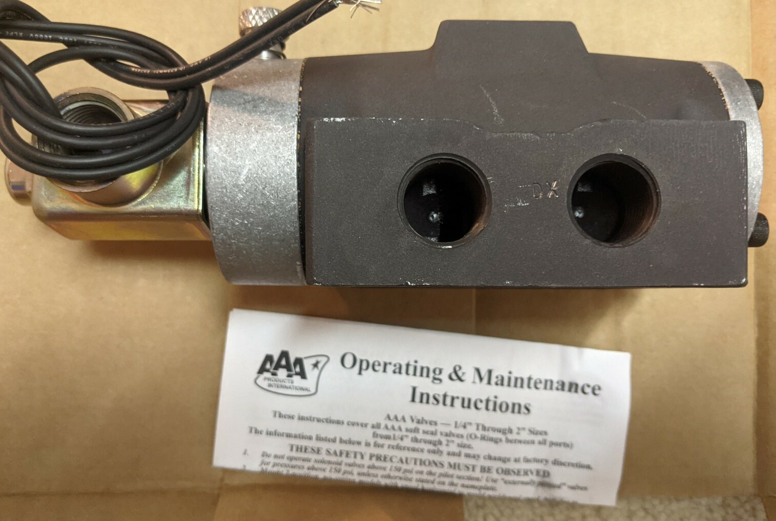 AAA 1/2″ SOLENOID VALVE SO4OL