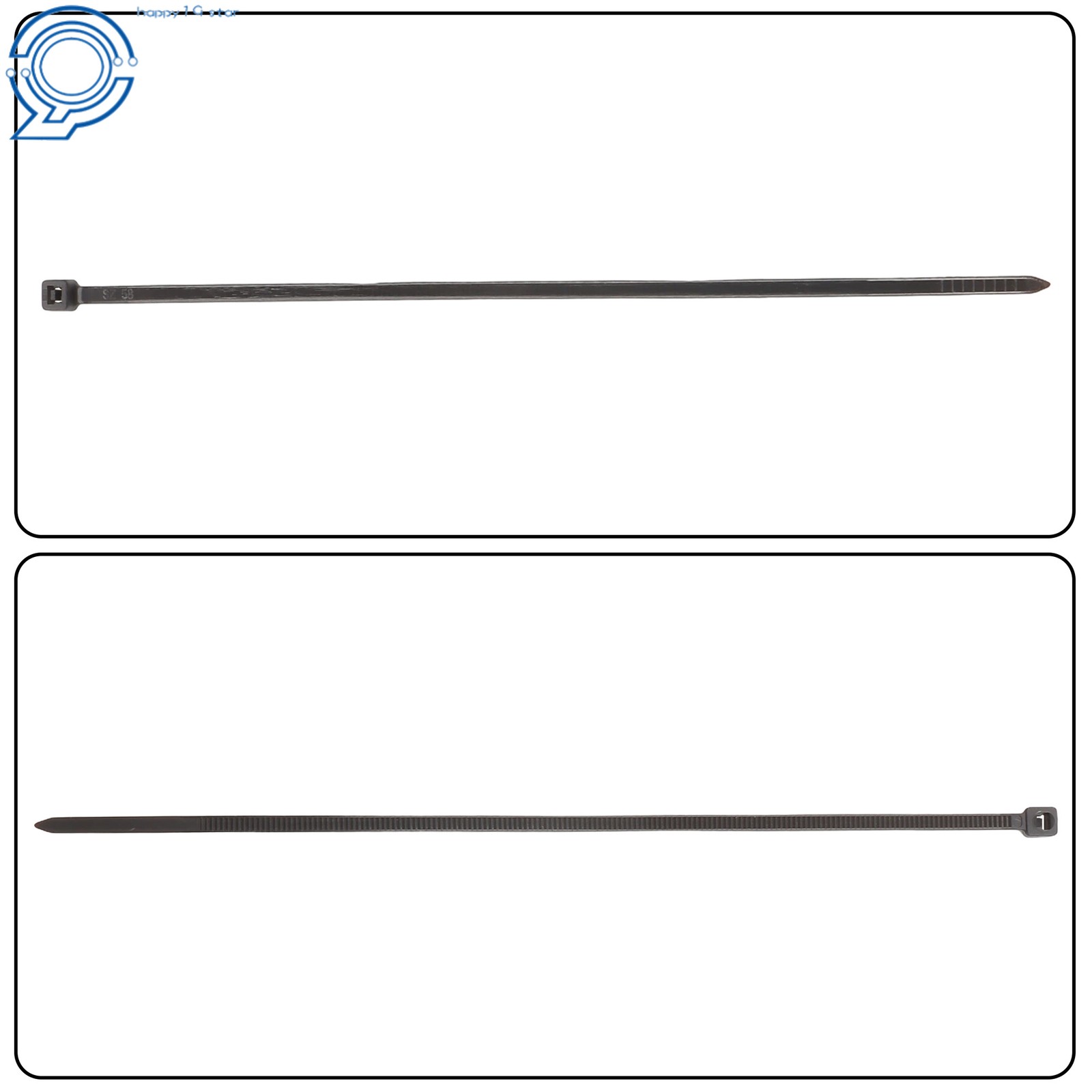 8″ Zip Ties 5000 Pack Heavy Duty 40lb Black Uv Cable Ties 0.14″ Max 185°F