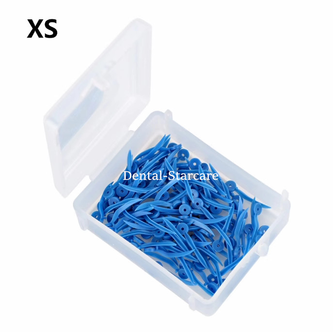 400x Dental Plastic Wedges Concave Design Arc Diastema Wedge w End Circular Hole