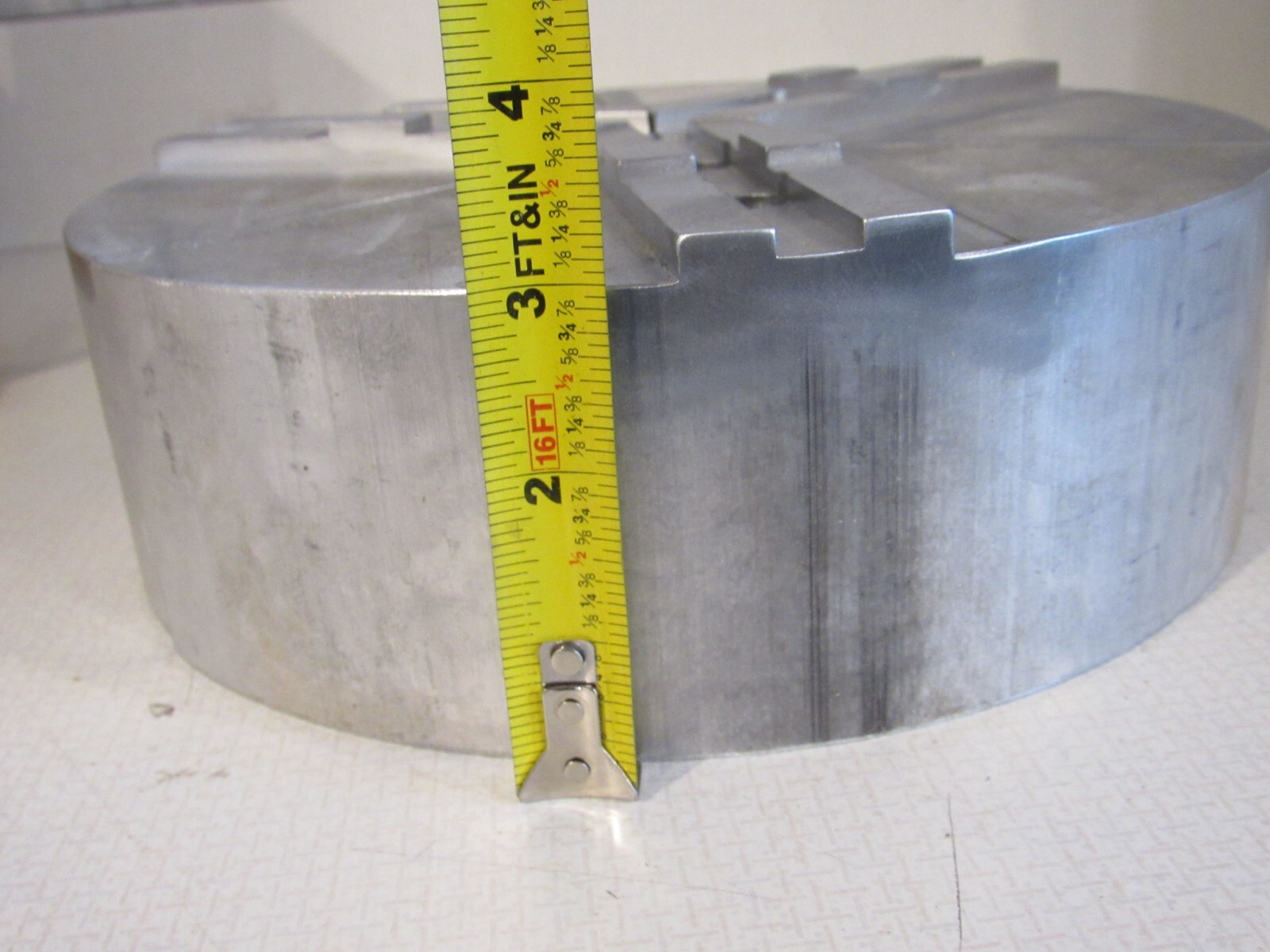METRIC TONGUE & GROOVE 10″ x 3″ ALUMINUM PIE JAWS KNCS ROTA CHUCK SCHUNK