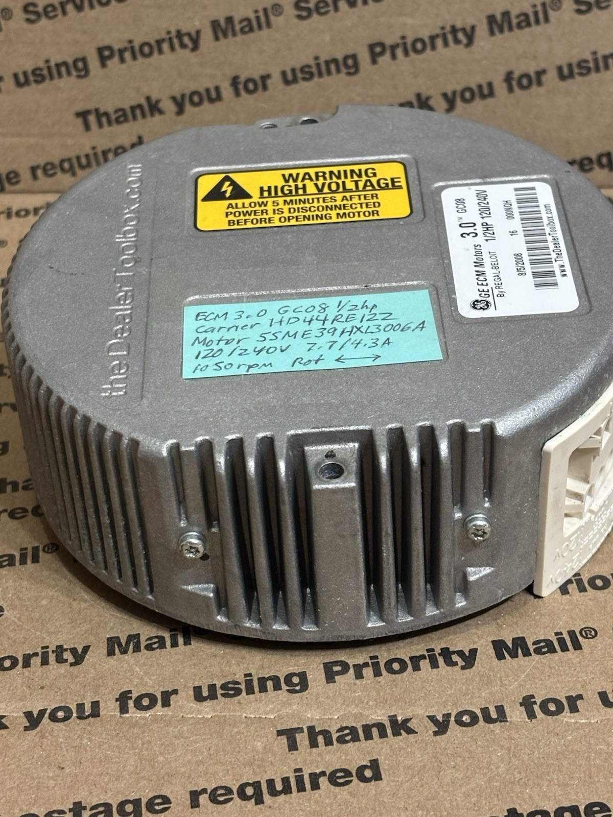 Genteq ECM Module 3.0 GC08 1/2hp ONLY for Carrier Bryant # HD44RE122🔥Checked