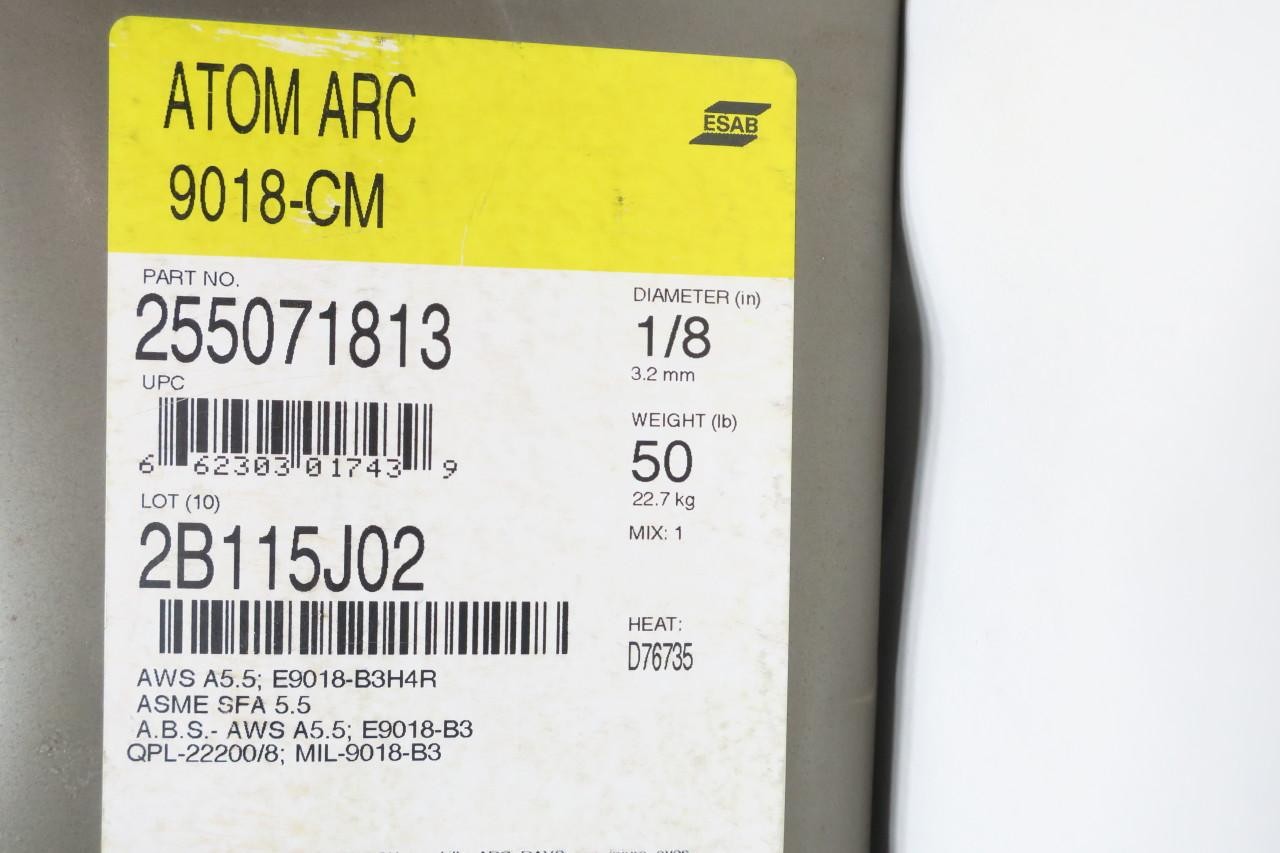 Esab 255071813 Atom Arc 9018-cm Electrode 1/8in 14in 50lb