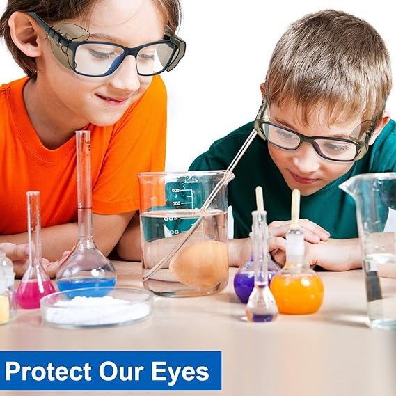 1~200Pairs Side Shields For Eye Glasses Slip On Safety Glasses Shield Universal