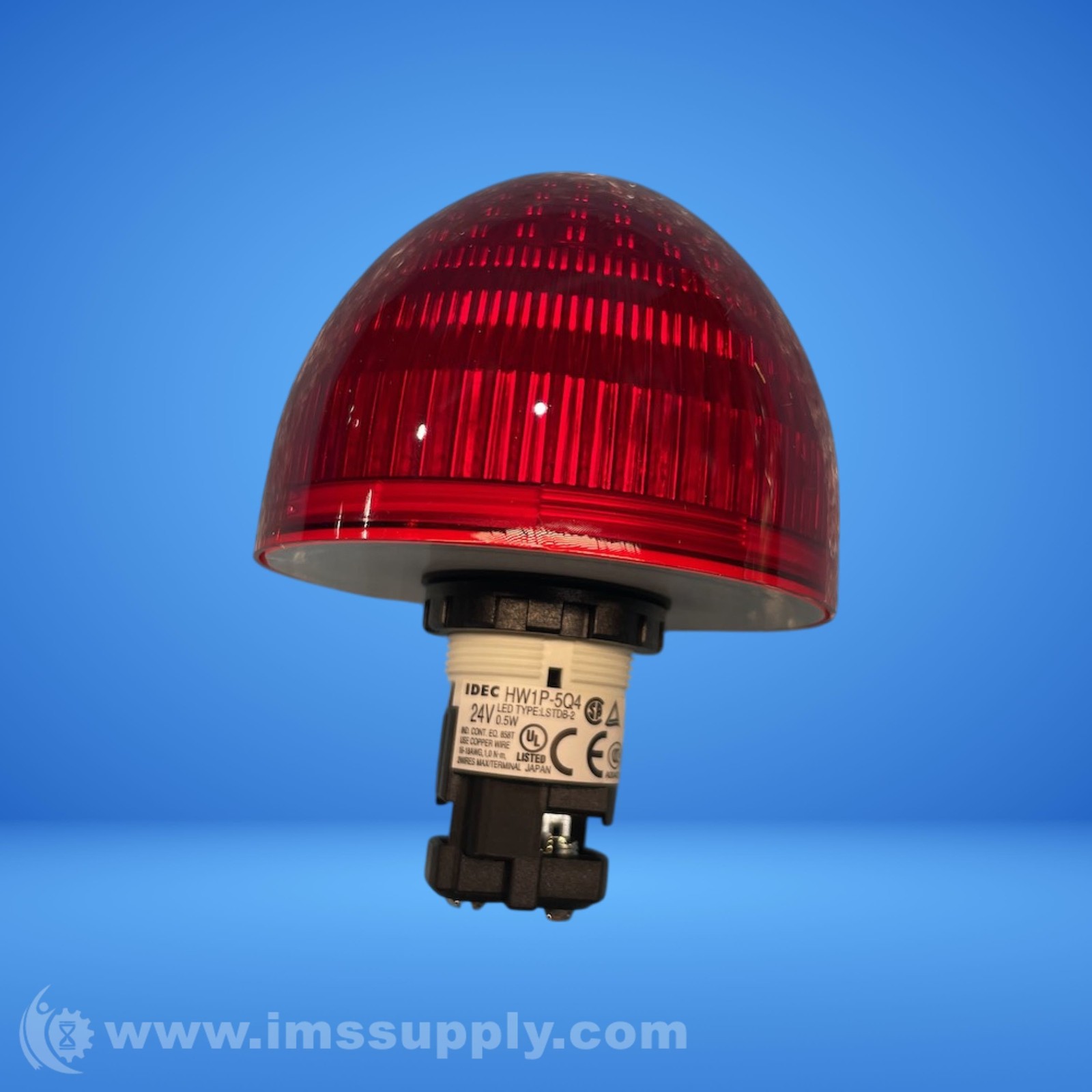 Idec HW1P-5Q4R Red Industrial Panel Mount Indicator FNOB