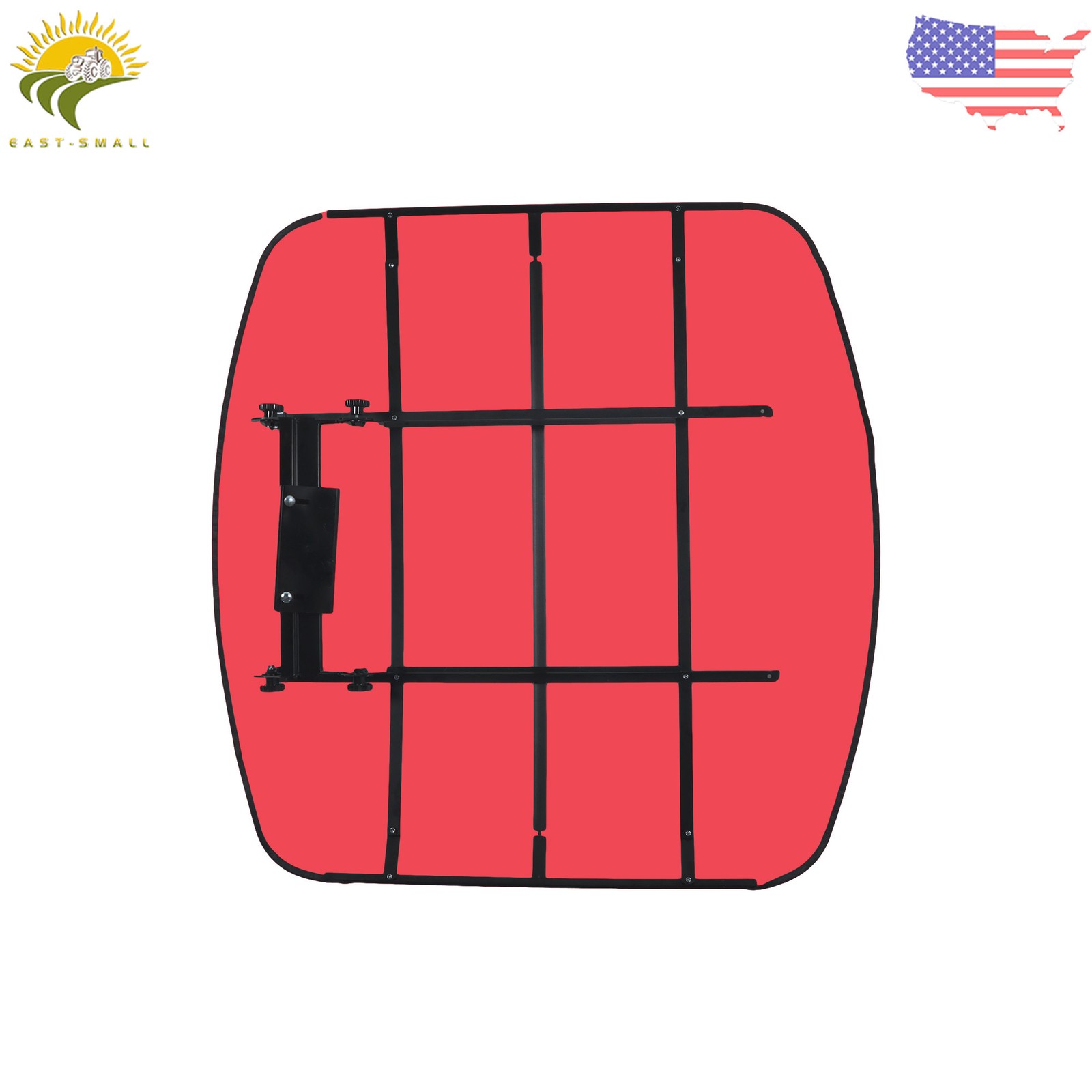 Tuff Top Tractor Canopy 52″ X 52″ For John Deere 2″ x 2″ or 2″ x 3″ ROPS Red