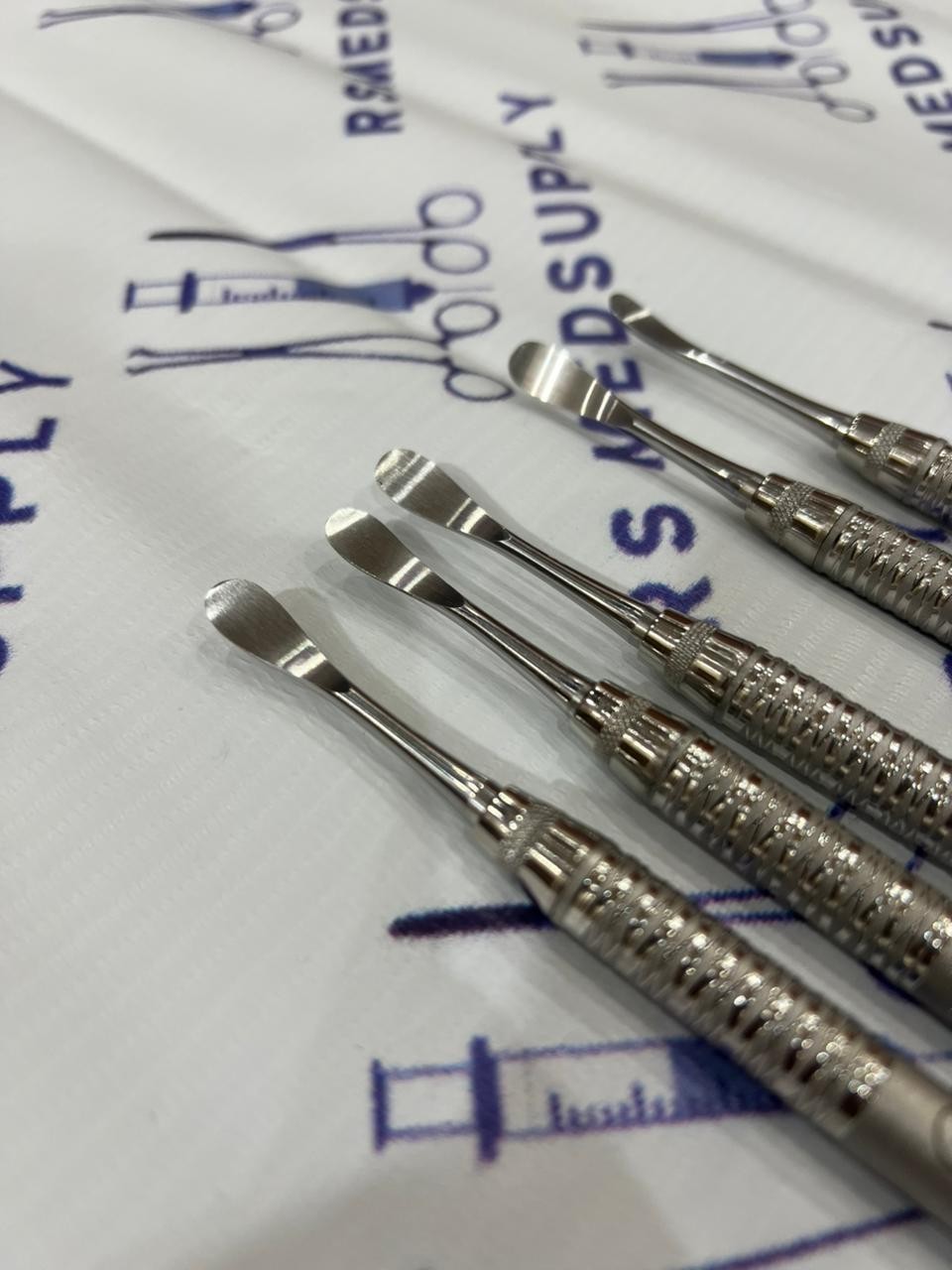 Hu-Friedy # 9 Periosteal Elevators Molt Double End Lot of 5 PCS